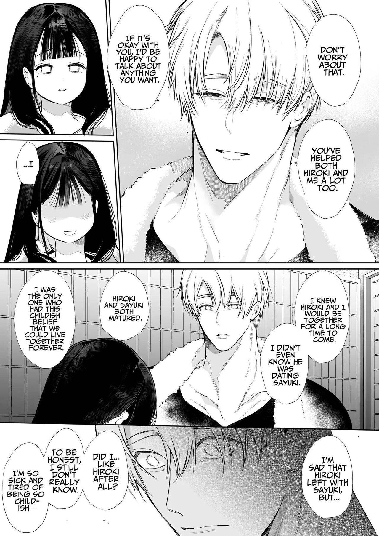 [Yatomomin (Yamamoto Tomomitsu)] Nao-chan NTR ~Suki ni Natta Hito wa, Osananajimi no Otou-san Deshita.~ | Nao-chan NTR - The Person I Fell in Love with was my Childhood friend's Father.~ [English] page 16 original parody - kissing cunnilingus hentai manga - read online free