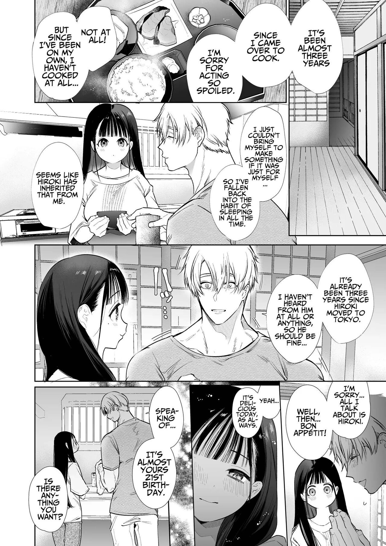 [Yatomomin (Yamamoto Tomomitsu)] Nao-chan NTR ~Suki ni Natta Hito wa, Osananajimi no Otou-san Deshita.~ | Nao-chan NTR - The Person I Fell in Love with was my Childhood friend's Father.~ [English] page 29 original parody - kissing cunnilingus hentai manga - read online free