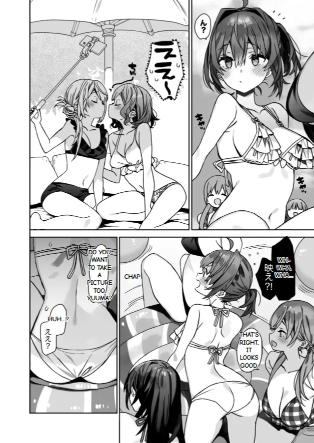 Nyotaika Shita Ore no Tadareta Gakusei Seikatsu IF page 9 original parody - swimsuit group hentai manga - read online free