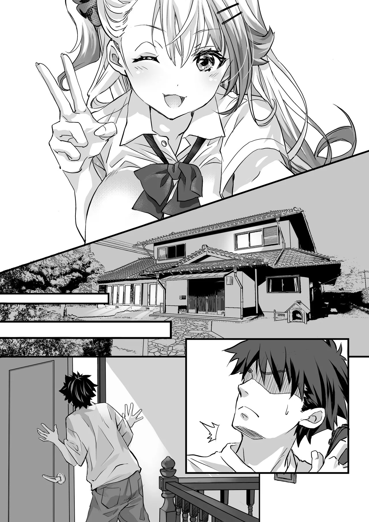 Seiyoku Tsuyotsuyo Gal to Dosukebe Share House page 36 original parody - big breasts masturbation hentai manga - read online free
