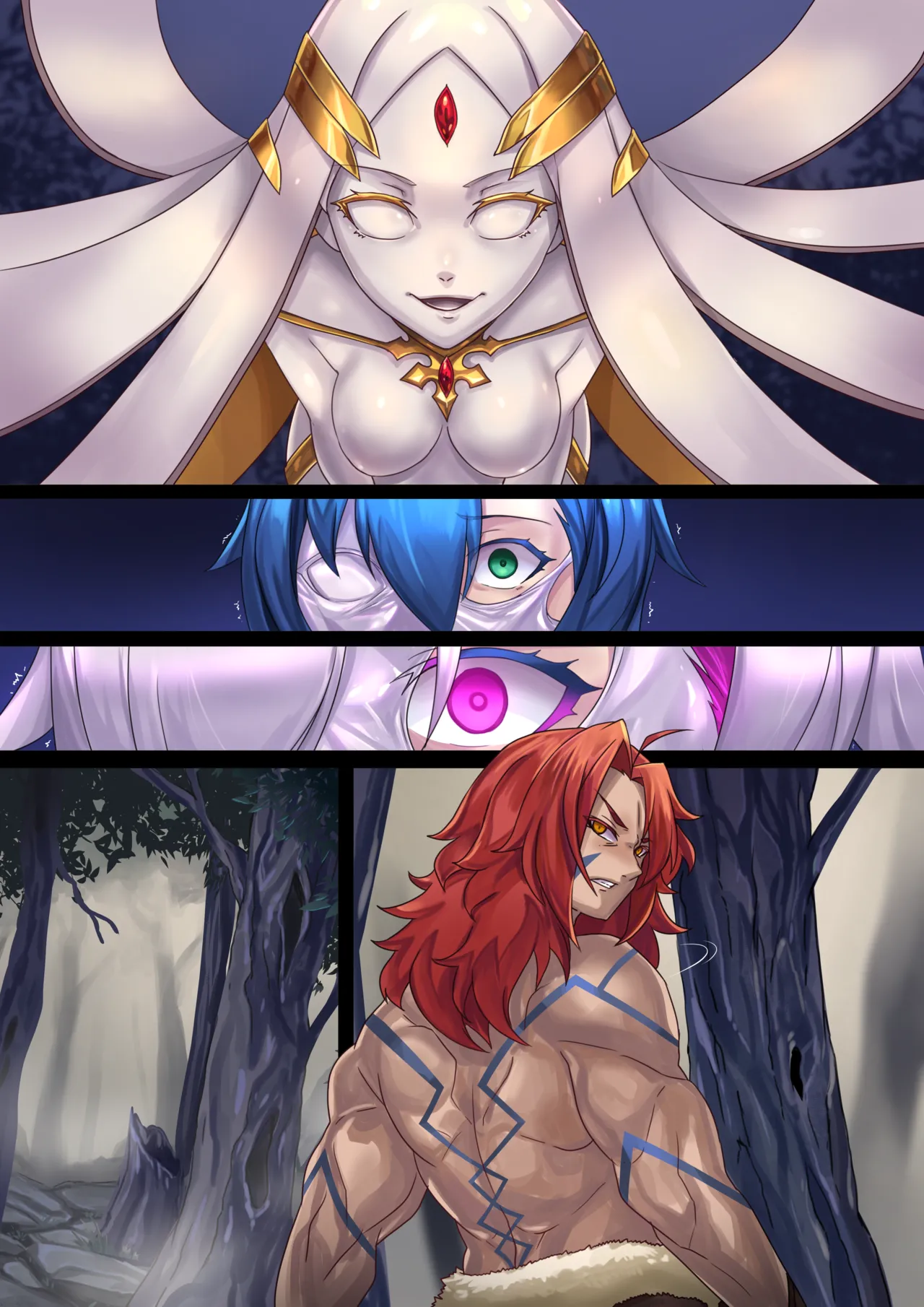 Demon lord Latex demon（Original + Textless） page 46 original parody - full color kissing hentai manga - read online free