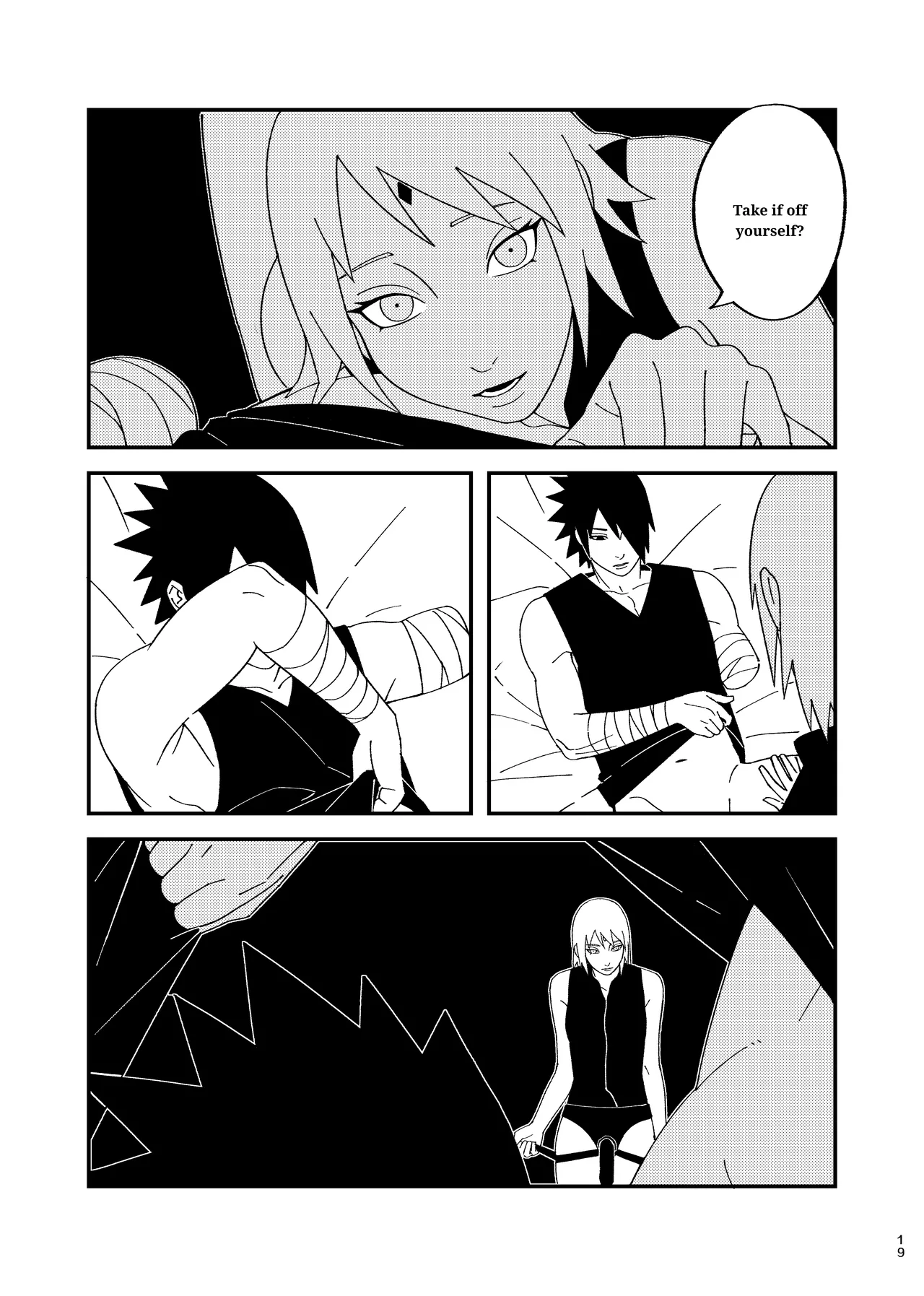 I Will Love You. page 18 featuring sasuke uchiha naruto parody - sole female femdom hentai manga - read online free