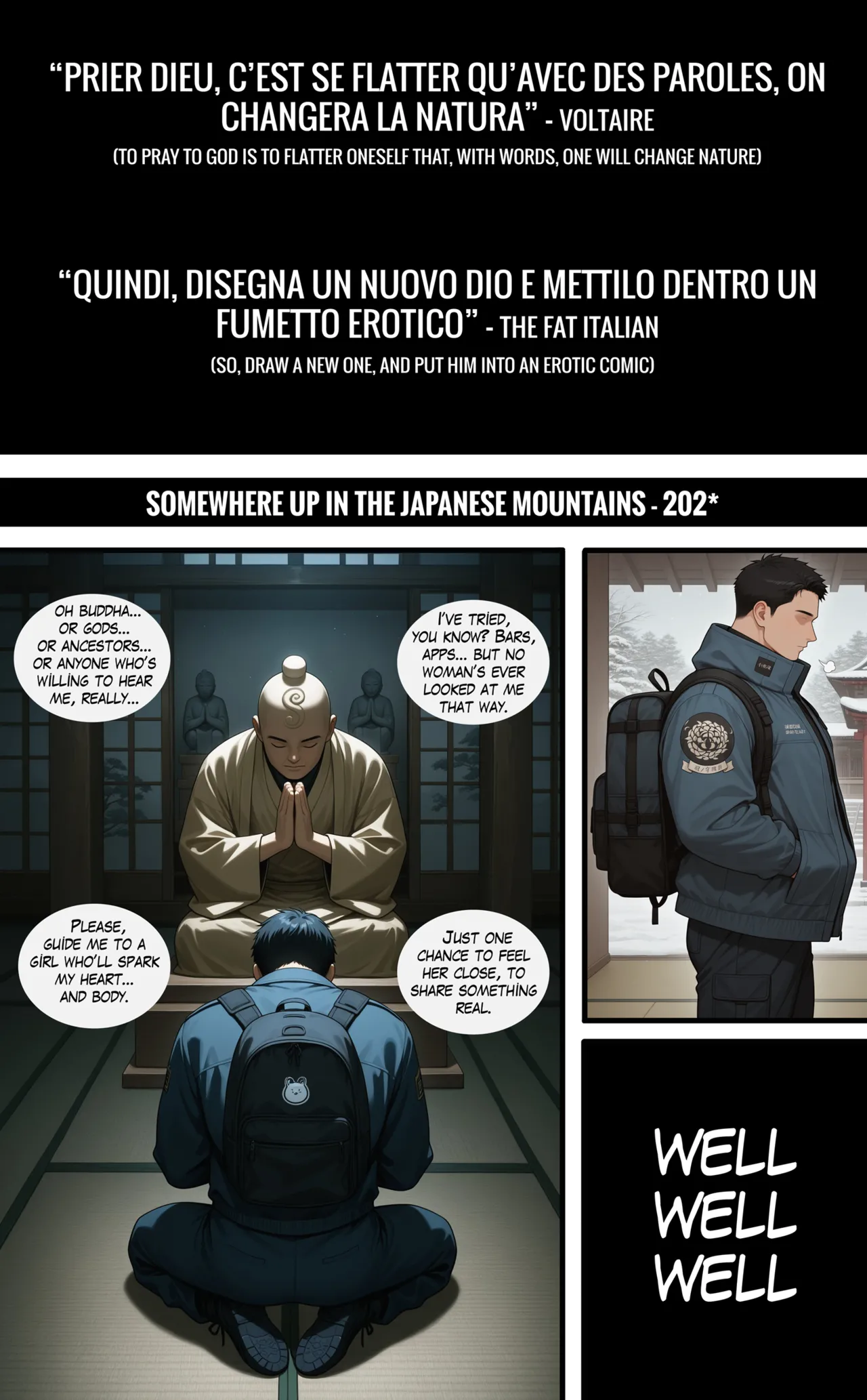 A PRAI GONE WRIGHT - AI generated comic featuring SMUGALANA - Page 2