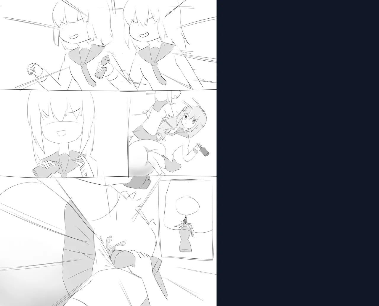Pee holding contest. - Page 20