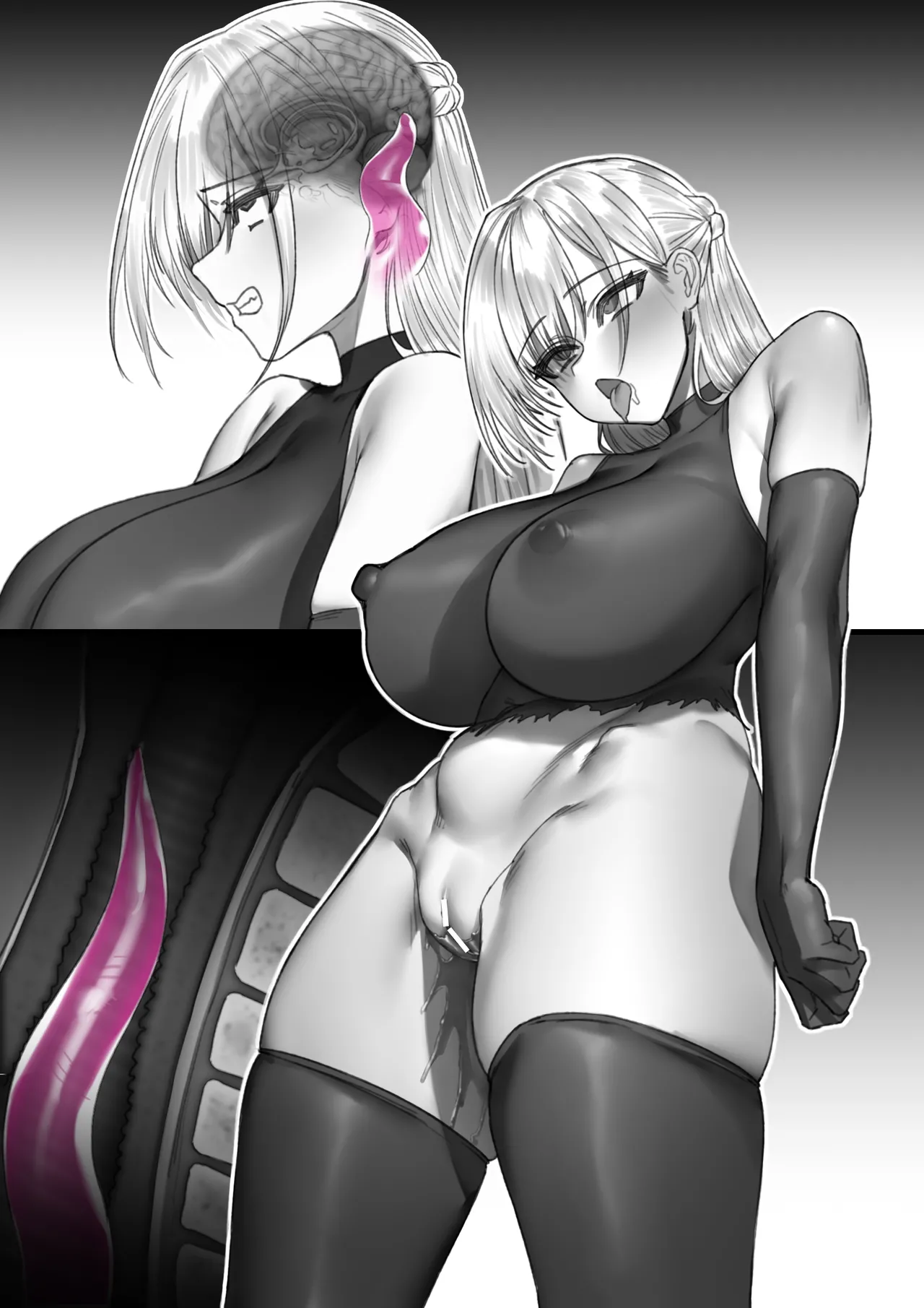 Devil brain1-2 page 23 featuring mima - nakadashi big penis hentai manga - read online free