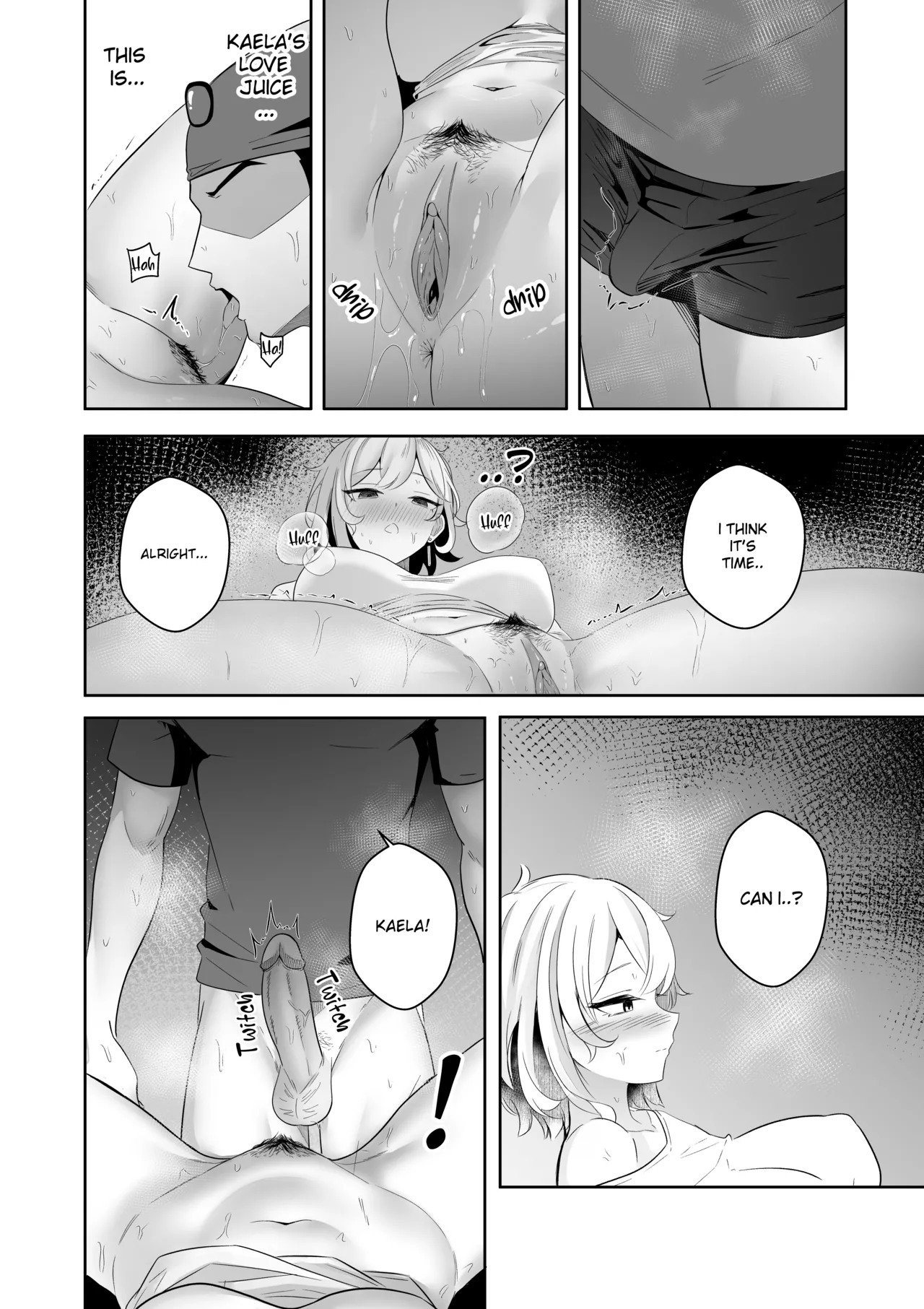 HALU OVERDOSE page 13 featuring kaela kovalskia hololive parody - sweating kissing hentai manga - read online free