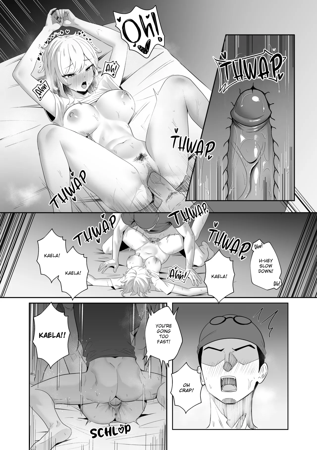 HALU OVERDOSE page 15 featuring kaela kovalskia hololive parody - sole female sole male hentai manga - read online free
