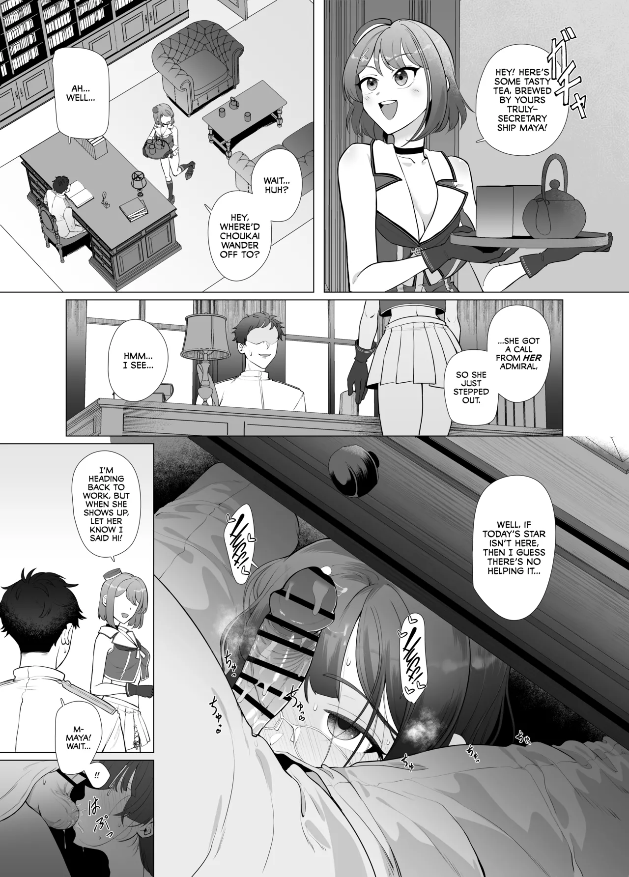 Watashi ga Kowareta Hi ~Chokai ga Teitoku to Ninshinsuru page 11 featuring choukai kantai collection parody - big breasts glasses hentai manga - read online free