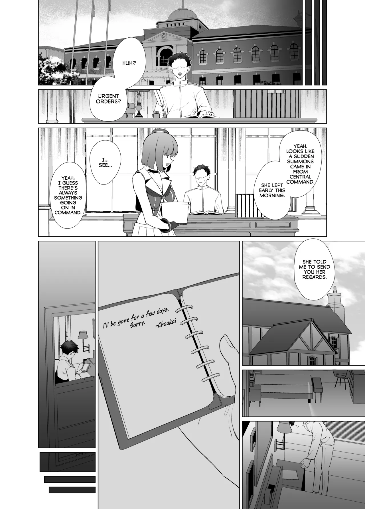 Watashi ga Kowareta Hi ~Chokai ga Teitoku to Ninshinsuru page 29 featuring choukai kantai collection parody - sole female sole male hentai manga - read online free