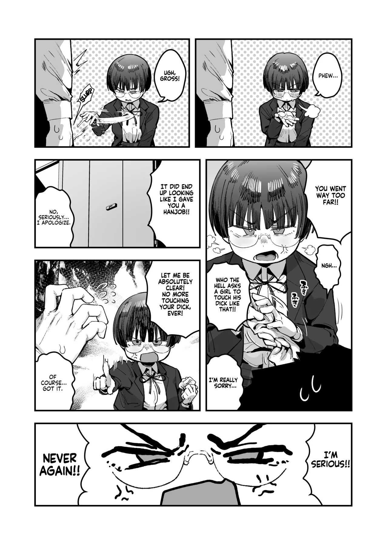 [Anon 2-okunen] Ittai Dou Natte Shimau no ka!? (Chinkasu shuu Okazu ni Onanie Saremasu) | What the hell will happen?! (She's gonna finger herself while sniffing my smegma stench!) [English] [KM_42] [Ongoing] page 43 original parody - sole female sole male hentai manga - read online free