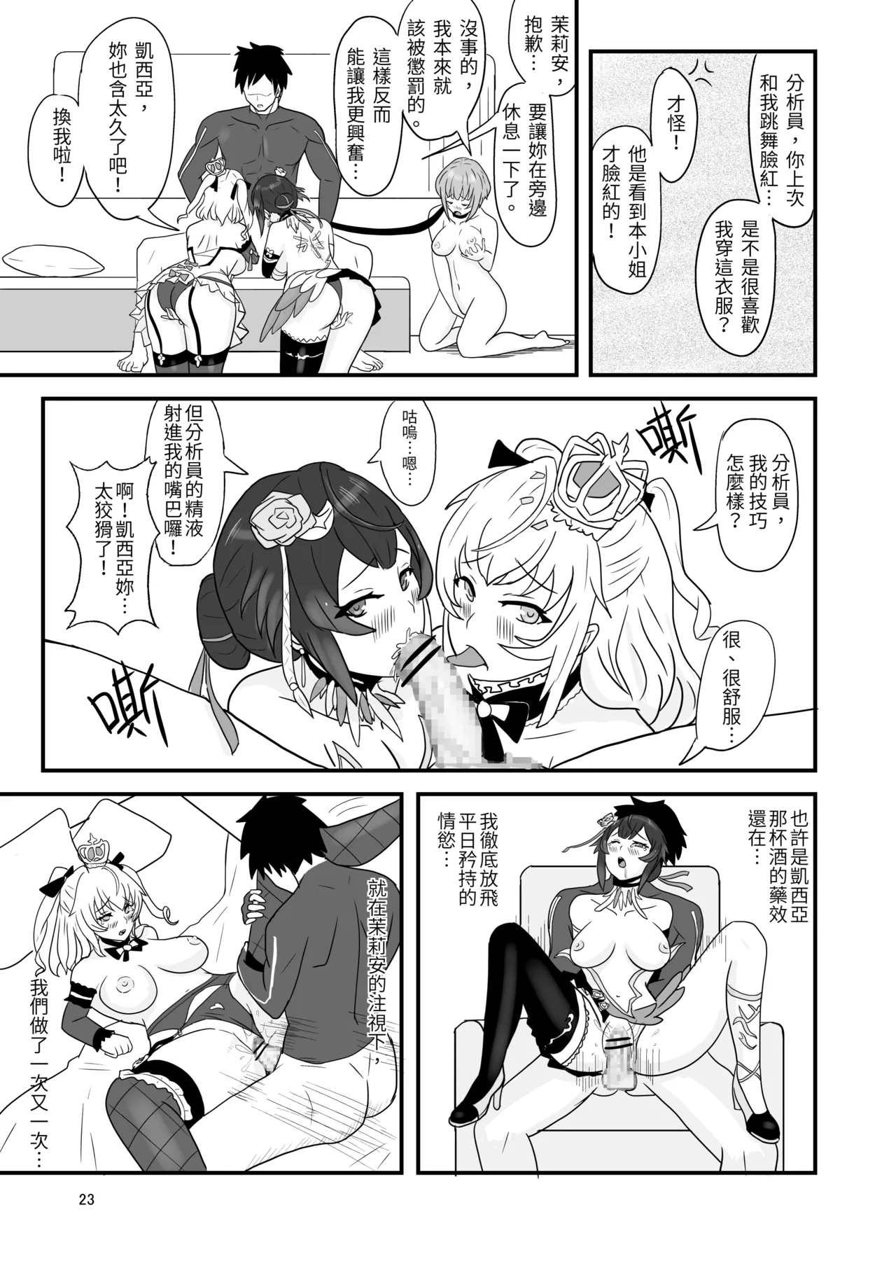 塵白禁慾~S○OWBREAK HAREM BASE - Page 25