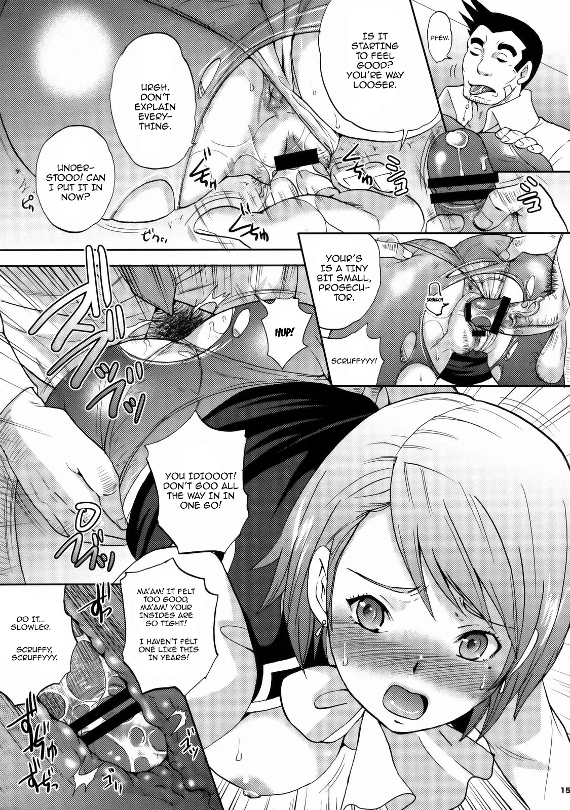 Gyakuten Ranbu Second | Wild Turnabout Dance Second page 14 featuring franziska von karma ace attorney parody - big breasts nakadashi hentai manga - read online free