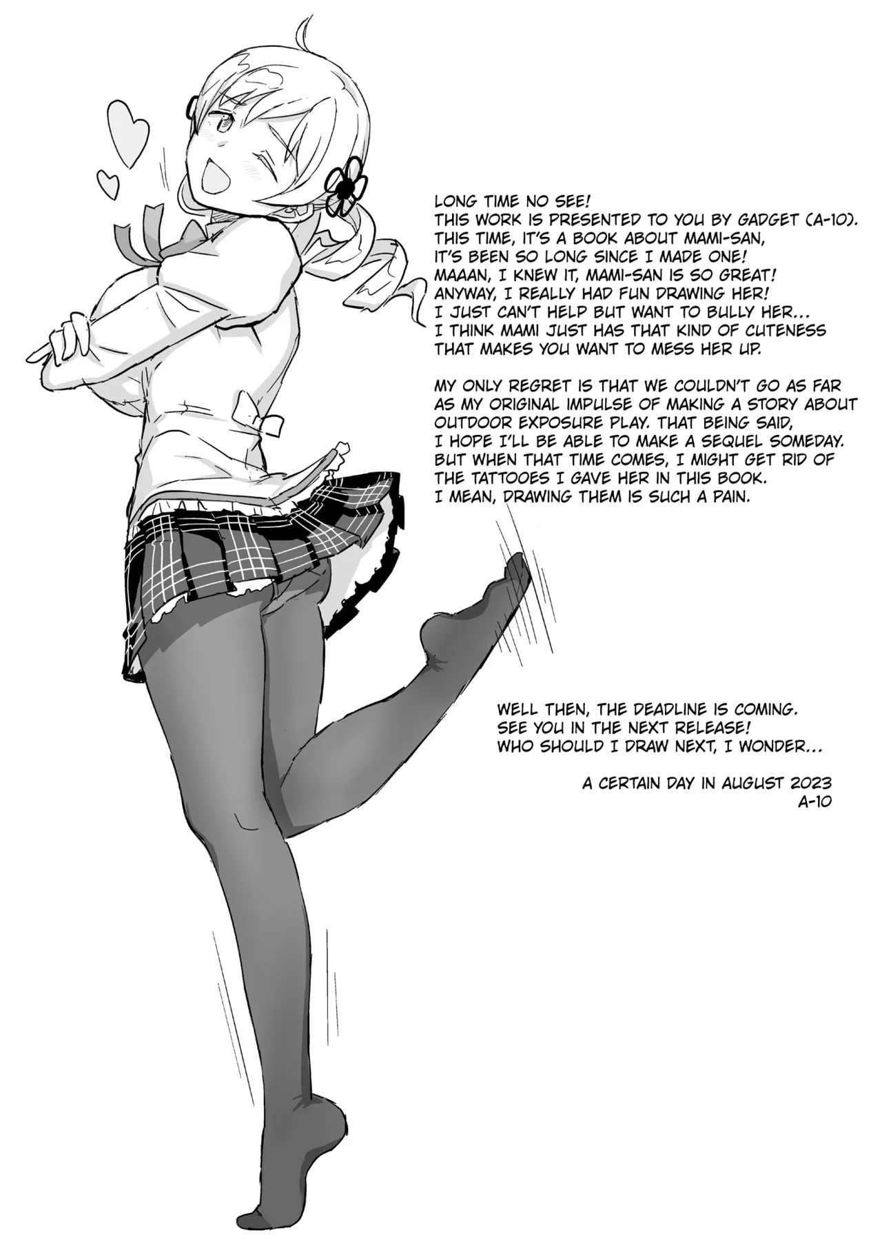 Tomoe Mami X-gakusei Enjou Kousai page 48 featuring mami tomoe puella magi madoka magica parody - sole female sole male hentai manga - read online free