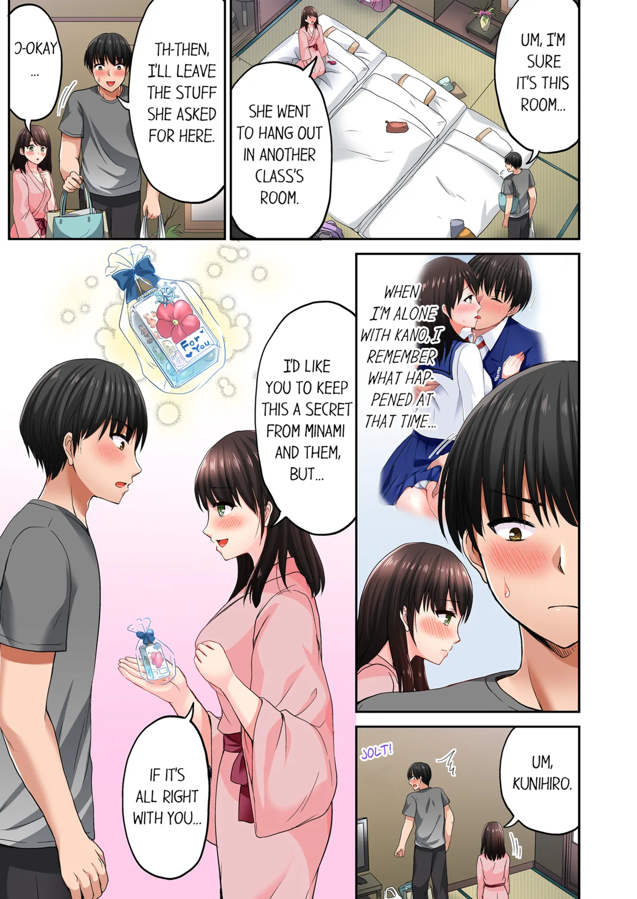 Pashiri no Shita Teku, Yabaitte... ~ Ebi Sori Iki Suru Namaiki Gyaru | Bullied Boy's Tongue Revenge Vol.1-2 page 103 - sole male full color hentai manga - read online free