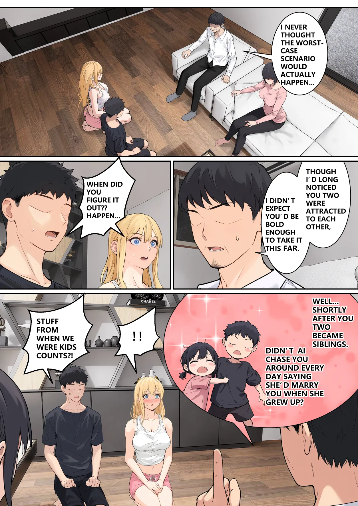 My AR glasses can see various stats about my foster sister?! page 195 original parody - inseki big breasts hentai manga - read online free