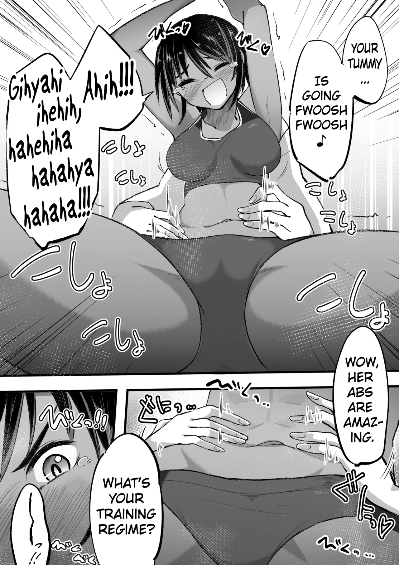 [Shamu Beru] rikujou shoujo kusuguri junan | The Tickled Passion of the Track-and-Field Girl [English] [ChoriScans] page 13 original parody - group females only hentai manga - read online free