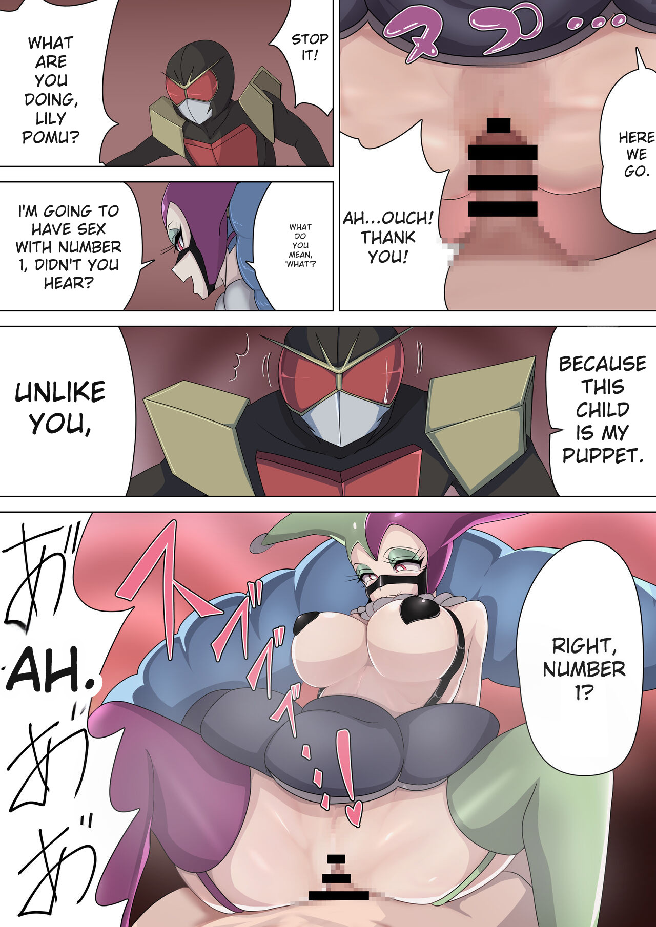 _Aku_no_Onna_Kanbu_Yuuwaku_Pierrot_Lily_Pom_no_Wana page 27 original parody - full color gloves hentai manga - read online free