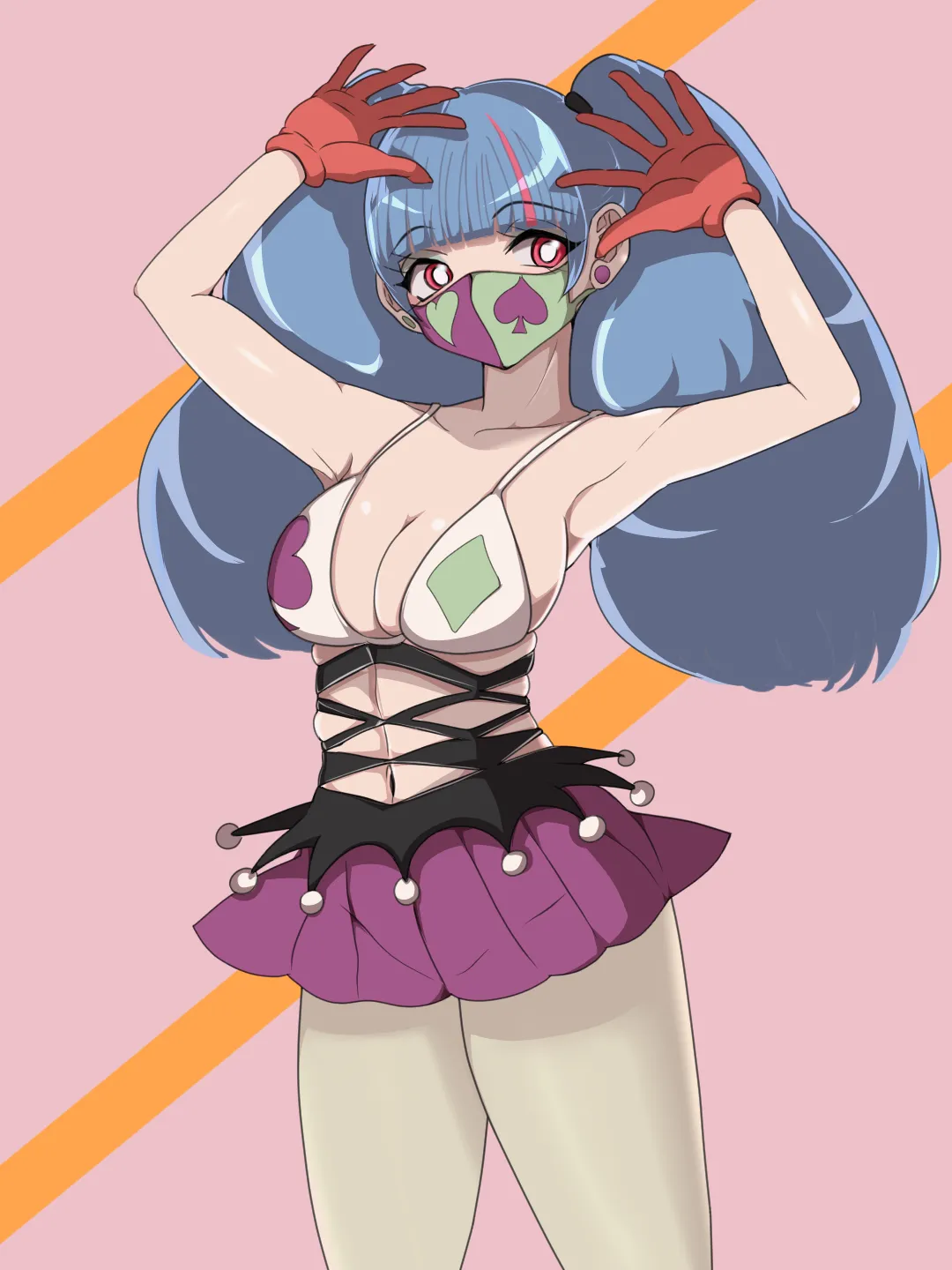 _Aku_no_Onna_Kanbu_Yuuwaku_Pierrot_Lily_Pom_no_Wana page 43 original parody - full color gloves hentai manga - read online free