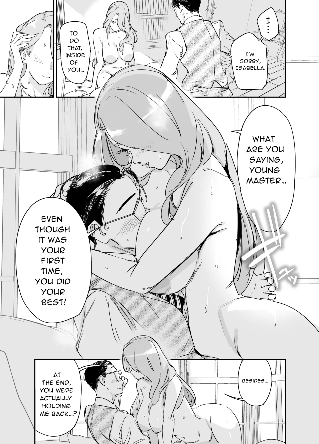 [F no Kottoubako (Onizuka Frill)] Boku no Nurse Maid Isabella no Fudeoroshi ~Ochichi ga Goshomou nara Tanezuke kudasaimashi~ | My Nursemaid Isabella's First Time ~ If You Desire, Please Impregnate Me ~ [English] page 39 original parody - sole female sole male hentai manga - read online free