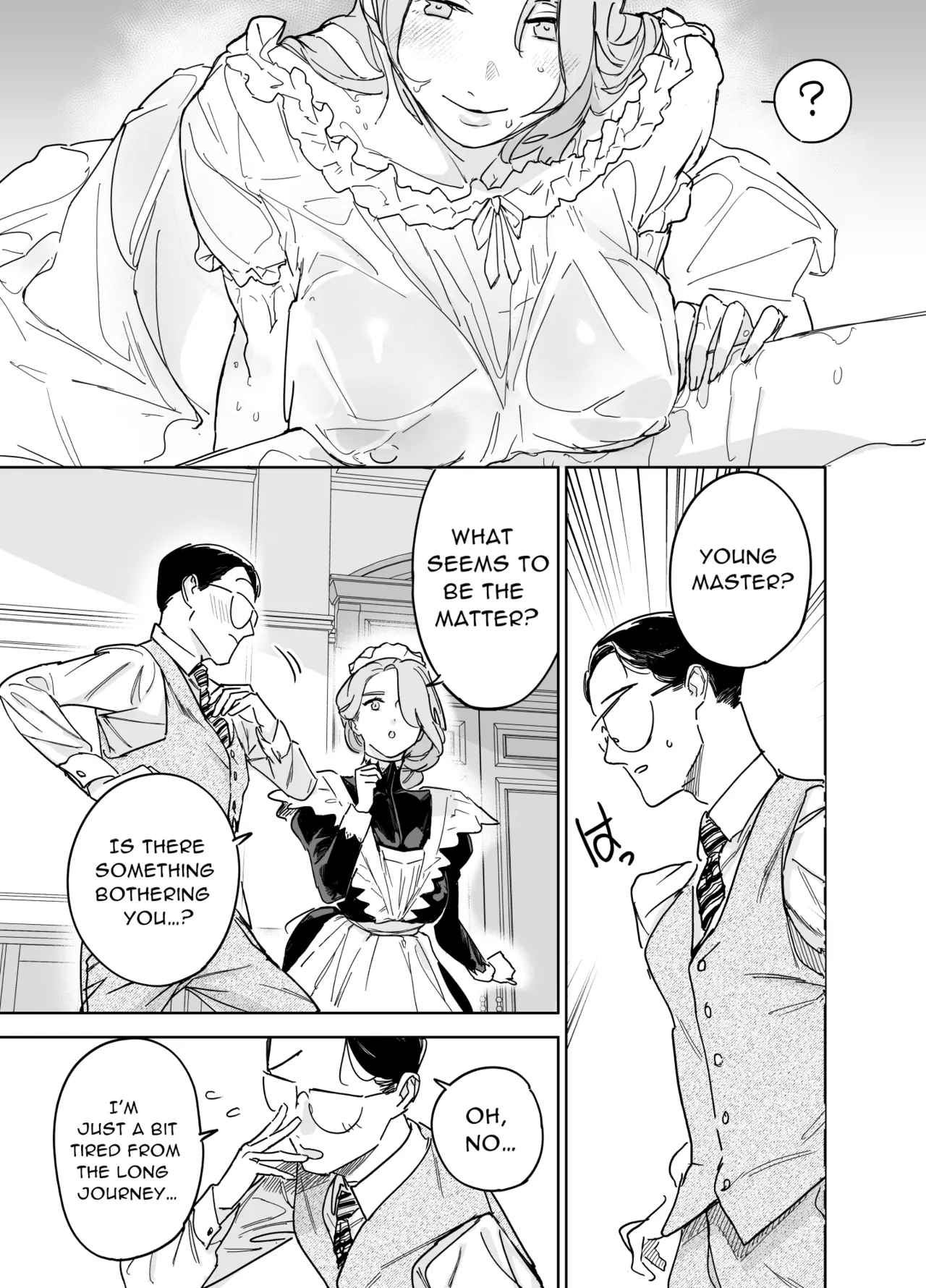 [F no Kottoubako (Onizuka Frill)] Boku no Nurse Maid Isabella no Fudeoroshi ~Ochichi ga Goshomou nara Tanezuke kudasaimashi~ | My Nursemaid Isabella's First Time ~ If You Desire, Please Impregnate Me ~ [English] page 9 original parody - maid business suit hentai manga - read online free