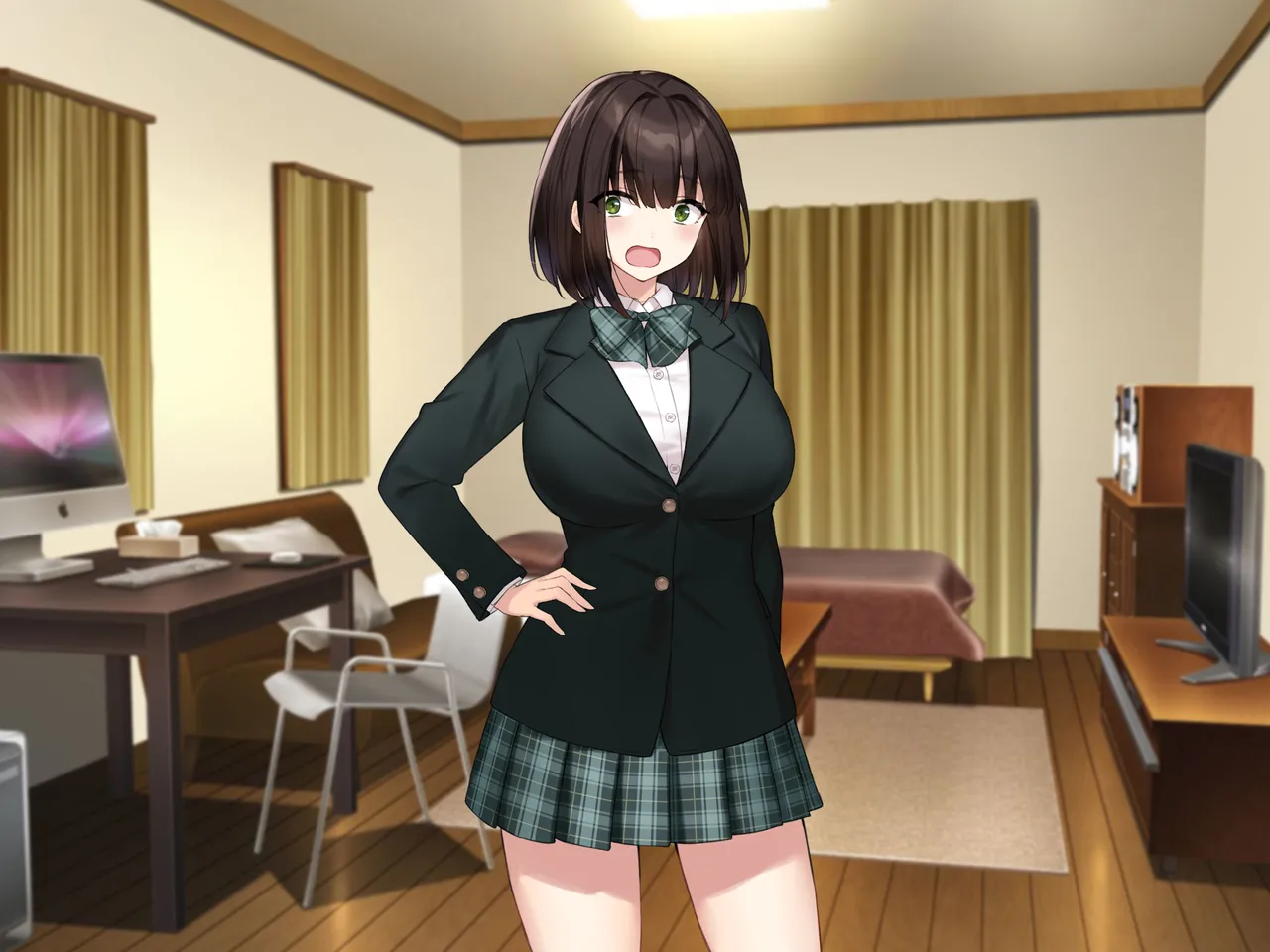 Kyonyuu na Senpai? Kyonyuu na Osananajimi? Futari to Harem H…suru? page 278 original parody - kissing big breasts hentai manga - read online free