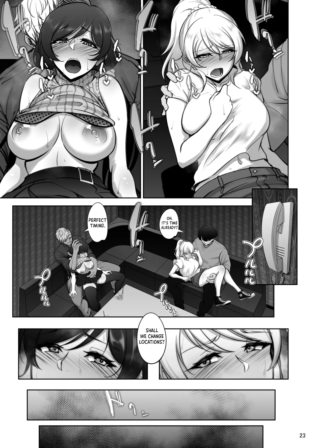 Eri to Nozomi no Joujiroku 1 | The Sex Records of Eli and Nozomi 1 page 23 full
