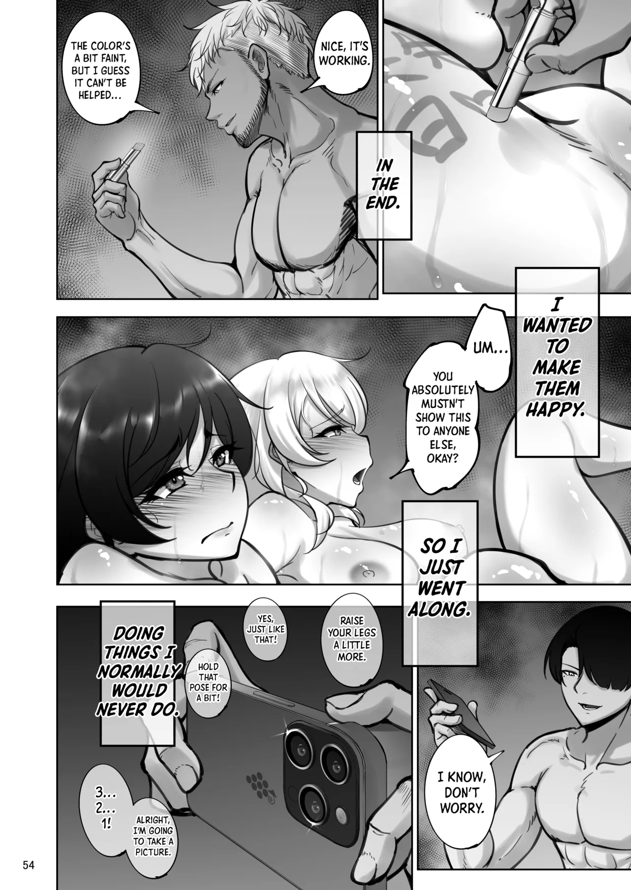 Eri to Nozomi no Joujiroku 1 | The Sex Records of Eli and Nozomi 1 page 54 featuring eli ayase love live parody - kissing big breasts hentai manga - read online free