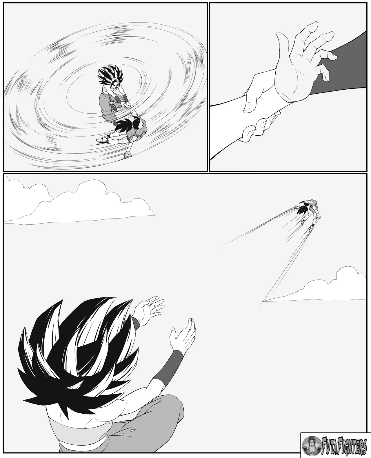 Caulifla vs Kale FutaFighters ongoing page 14 featuring caulifla dragon ball z parody - ryona shemale hentai manga - read online free