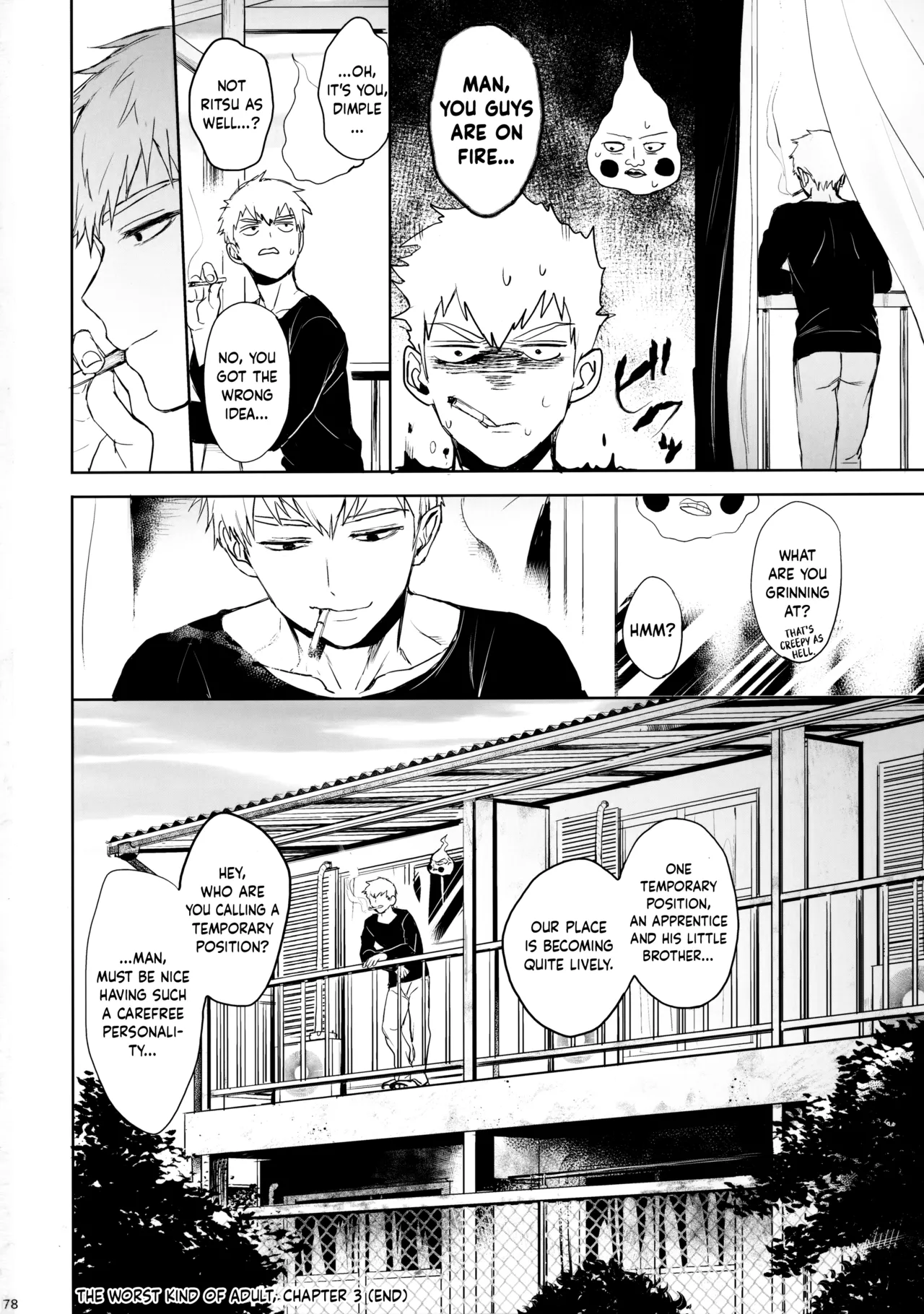 Saitei na Otona Ge | The Worst Kind of Adult, Chapter 3 page 77 featuring ritsu kageyama mob psycho 100 parody - anal brother hentai manga - read online free