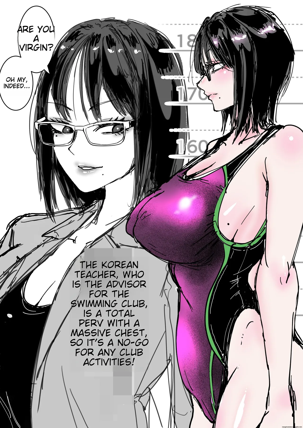 [Amagyappa (Amane-san)] Inran Onna Kyoushi no Su Pool no Shower wa Yaribeya desu | Amane-san - The Lascivious Female Teacher's Nest: The Pool Shower is a Sex Room [English] [MTL] page 37 original parody - sole male nakadashi hentai manga - read online free