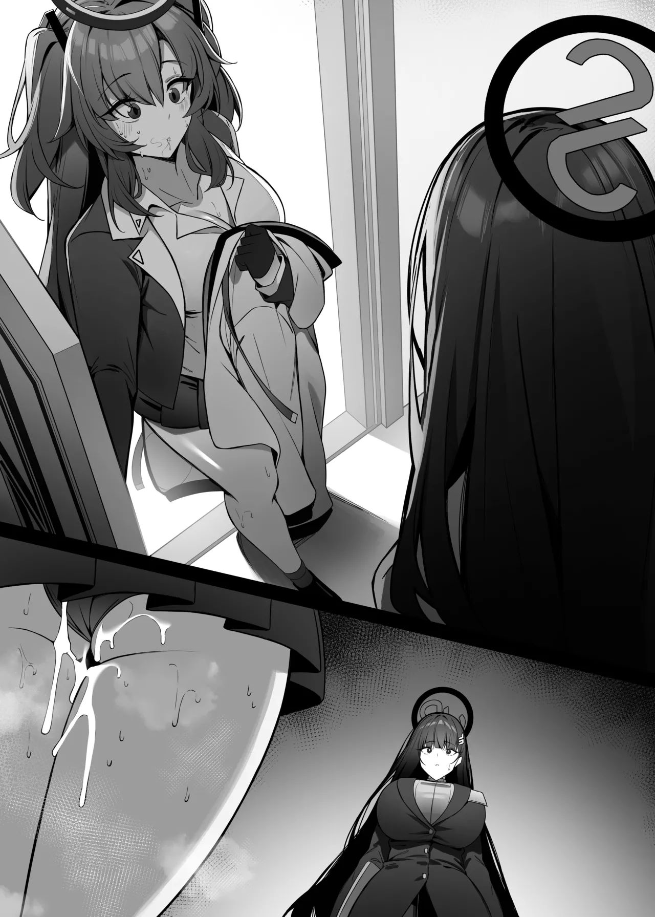 Rio wa Shitto Suru page 52 featuring sensei blue archive parody - squirting big breasts hentai manga - read online free