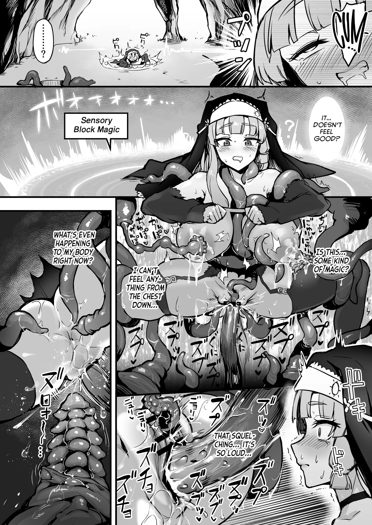 Shokushu Nanka ni Makenai! Side:A page 17 original parody - squirting big breasts hentai manga - read online free