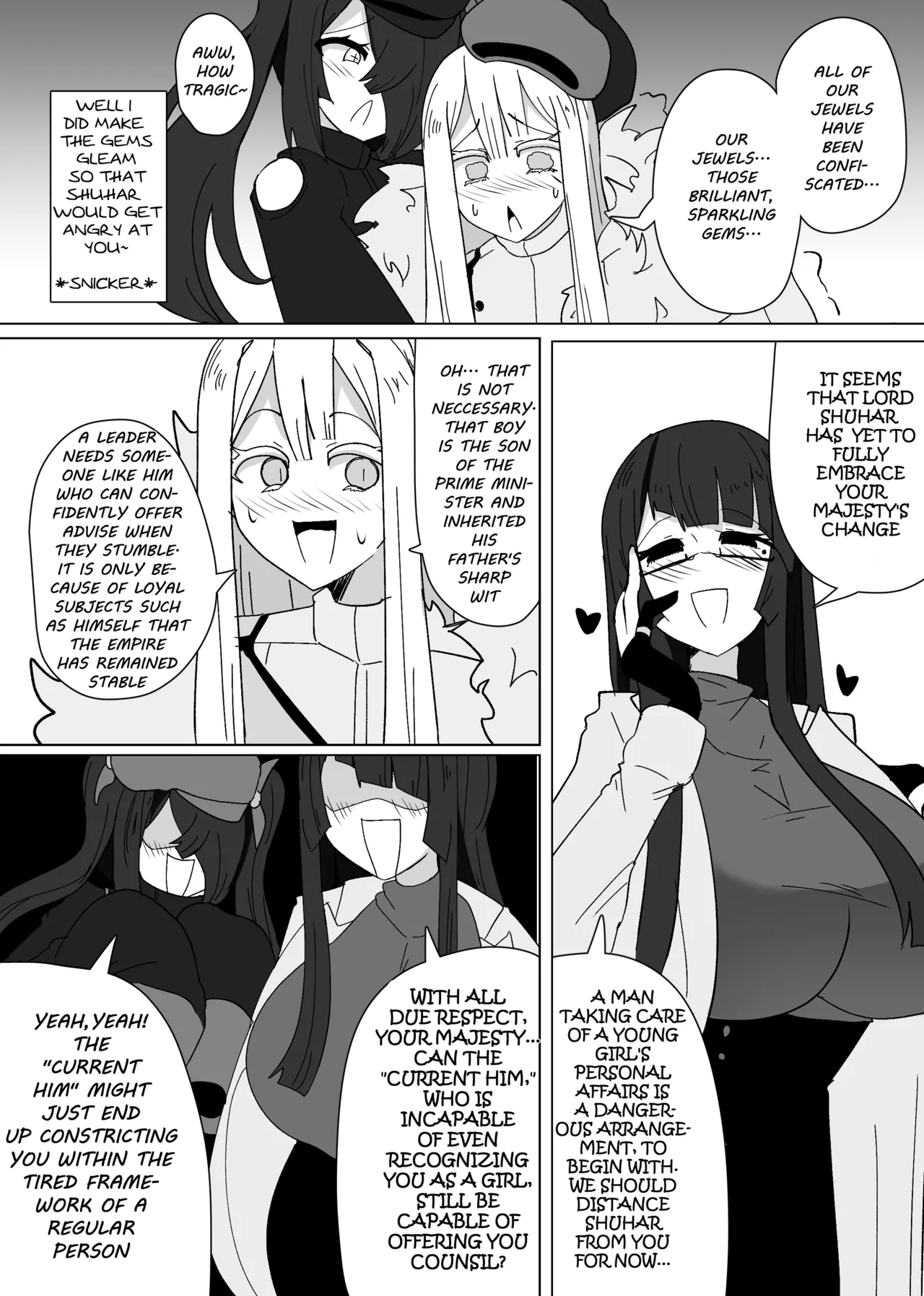 The House of Evil Class Change 8 Evil Dragon Empress page 11 original parody - yuri big breasts hentai manga - read online free