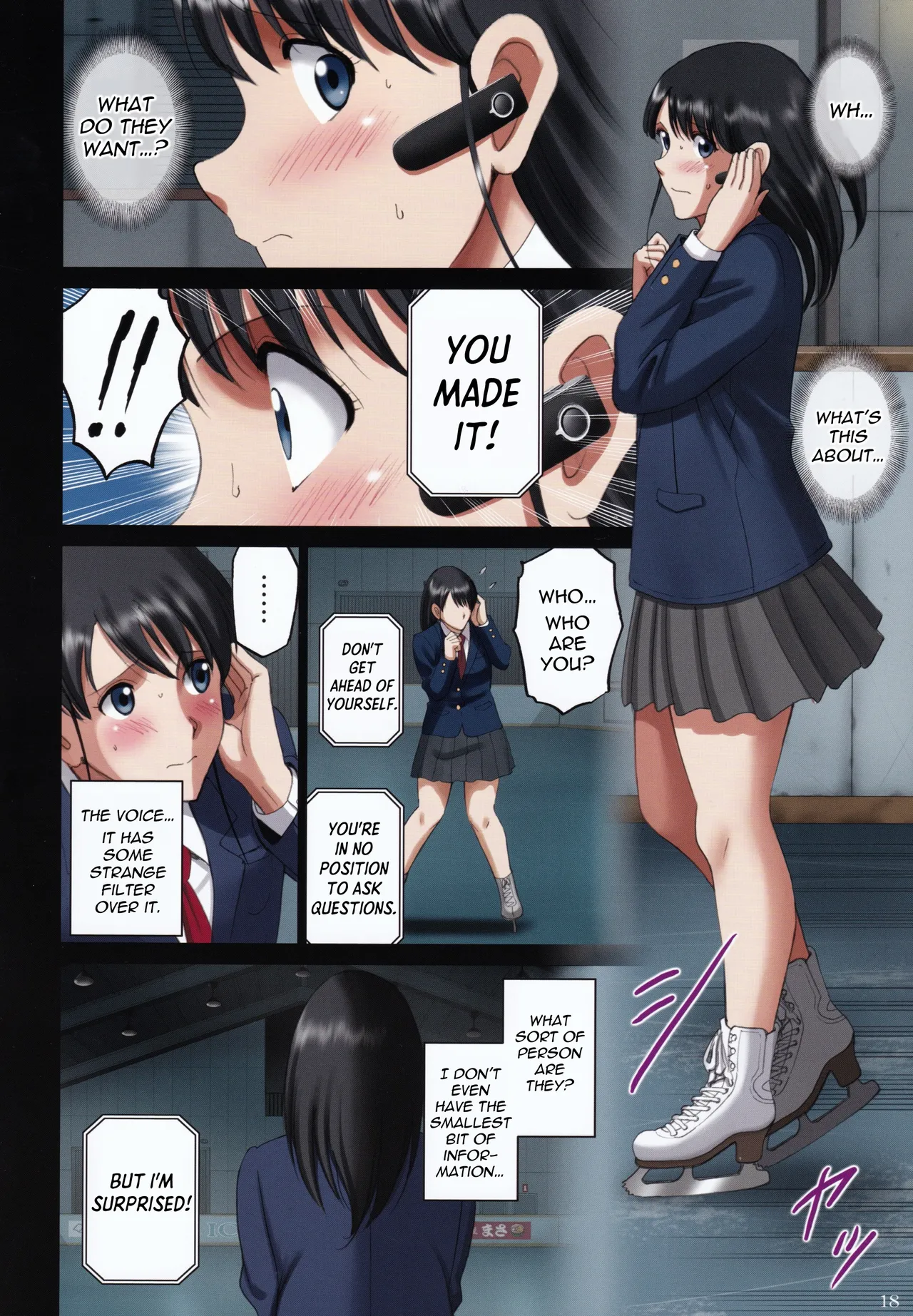 Page 17 of Roshutsu Otome Kyou Comic "Hadaka Skate wa Itsumo Dareka ni Mirarenagara… ~Ikoma Ayuka~" | R-Otome Intimidation Comic "Skating Naked Under Someone's Unending Gaze… ~Ayuka Ikoma~" + Extras