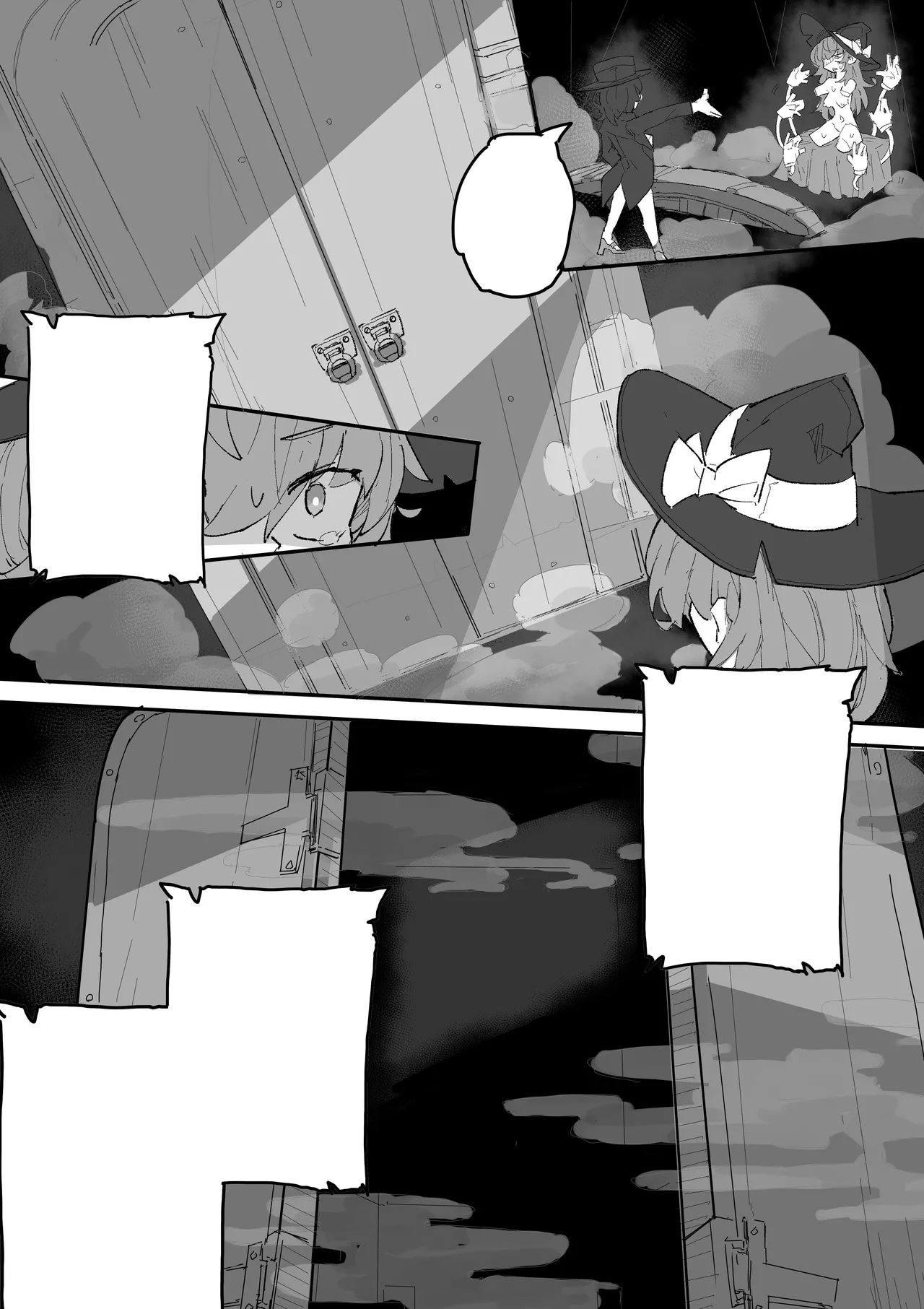 Majo to Kusuguri Majutsu Show page 39 original parody - bunny girl bondage hentai manga - read online free