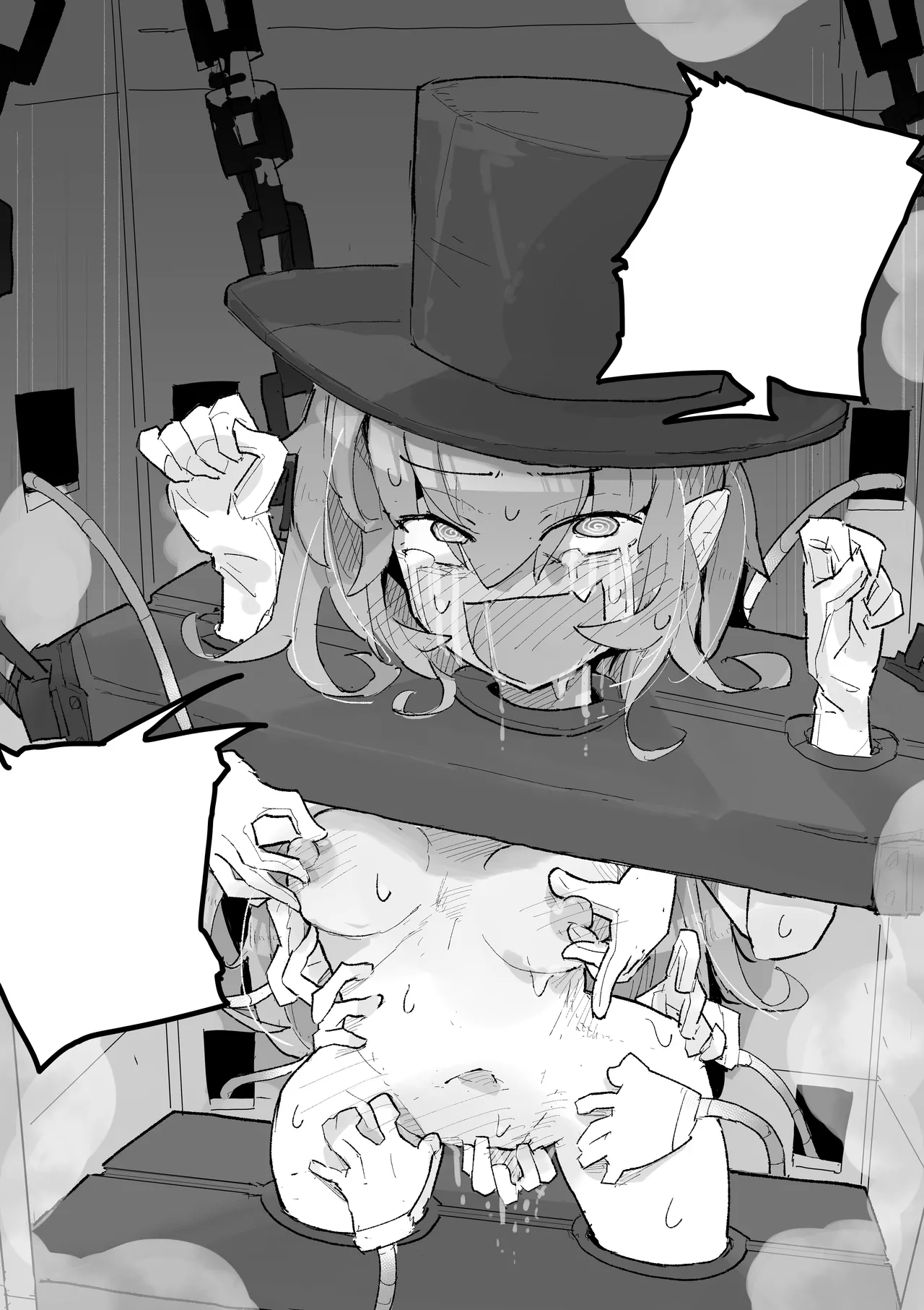 Majo to Kusuguri Majutsu Show page 51 original parody - bunny girl bondage hentai manga - read online free