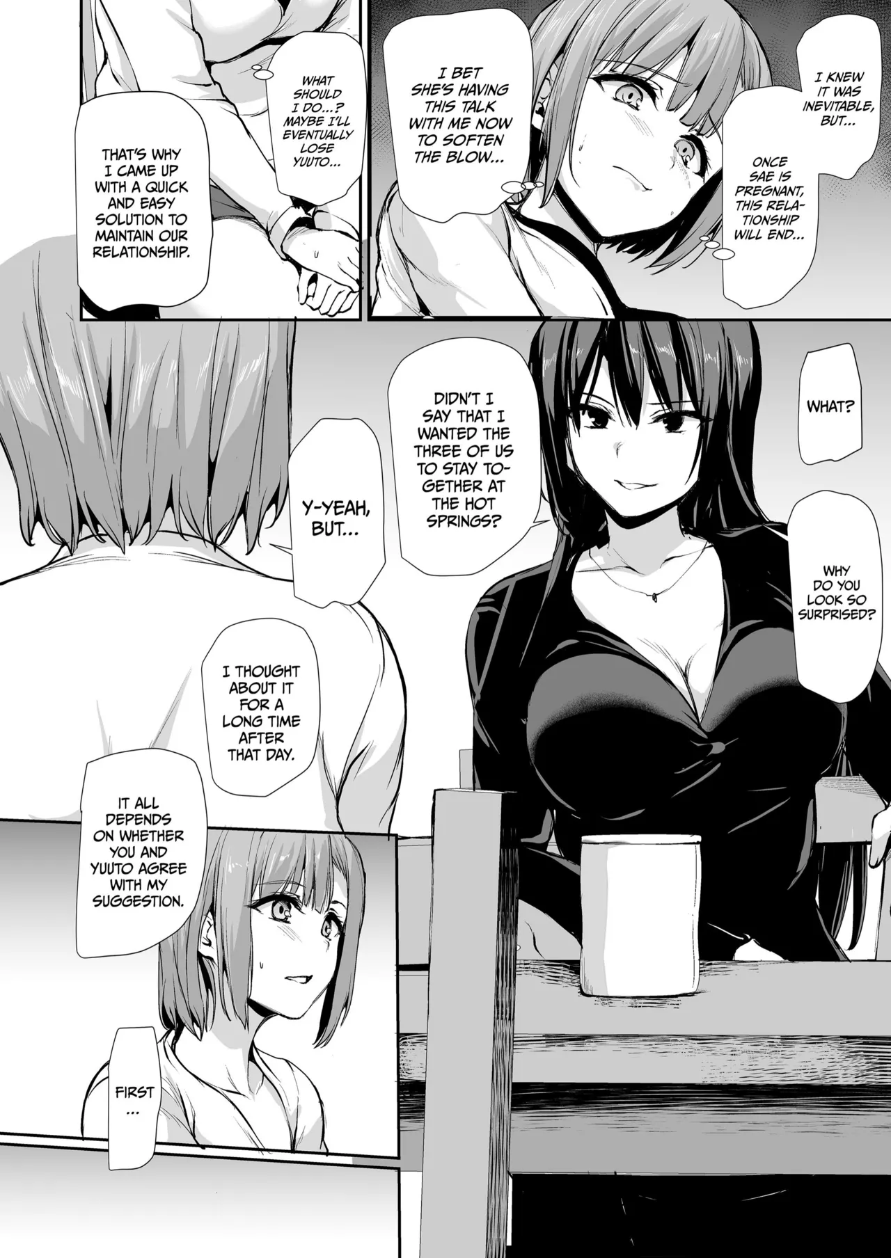 Kyonyuu Ga Futariinai To Bokkishinai Otto No Tame Ni Tomodachi O Tsuretekita Tsuma Chapter 1-3 page 145 - sole male paizuri hentai manga - read online free