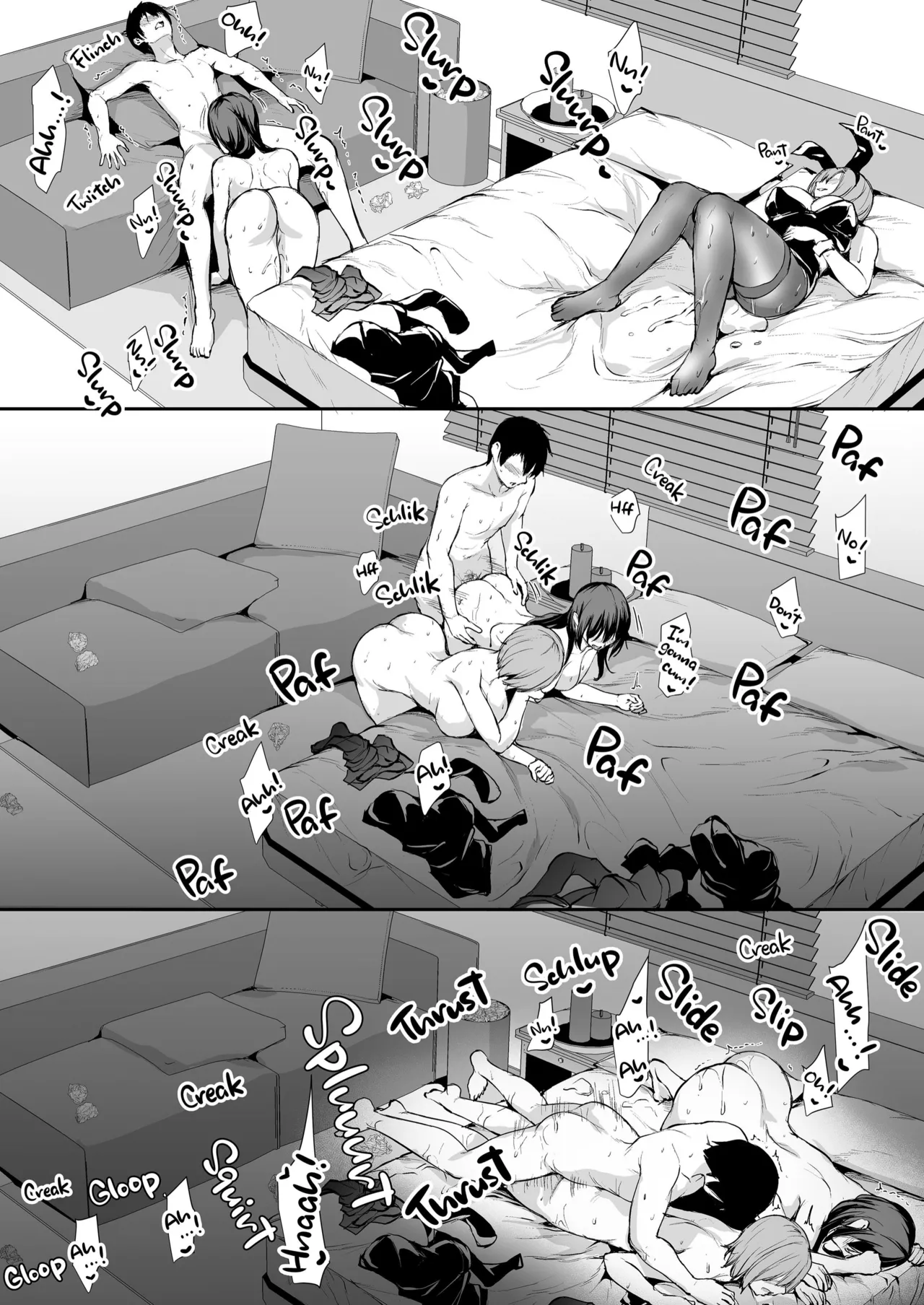 Kyonyuu Ga Futariinai To Bokkishinai Otto No Tame Ni Tomodachi O Tsuretekita Tsuma Chapter 1-3 page 190 - sole male paizuri hentai manga - read online free