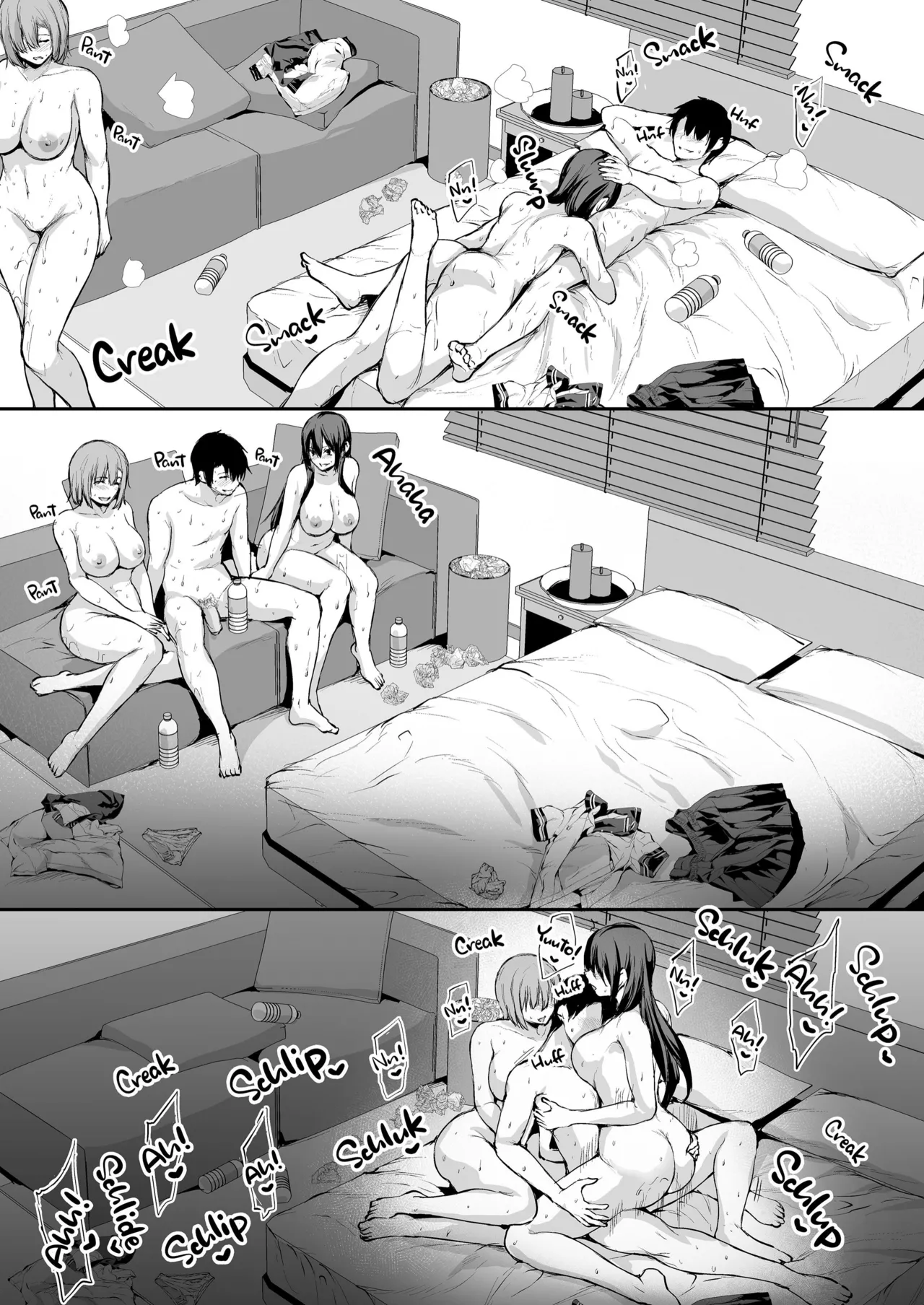 Kyonyuu Ga Futariinai To Bokkishinai Otto No Tame Ni Tomodachi O Tsuretekita Tsuma Chapter 1-3 page 192 - business suit sweating hentai manga - read online free