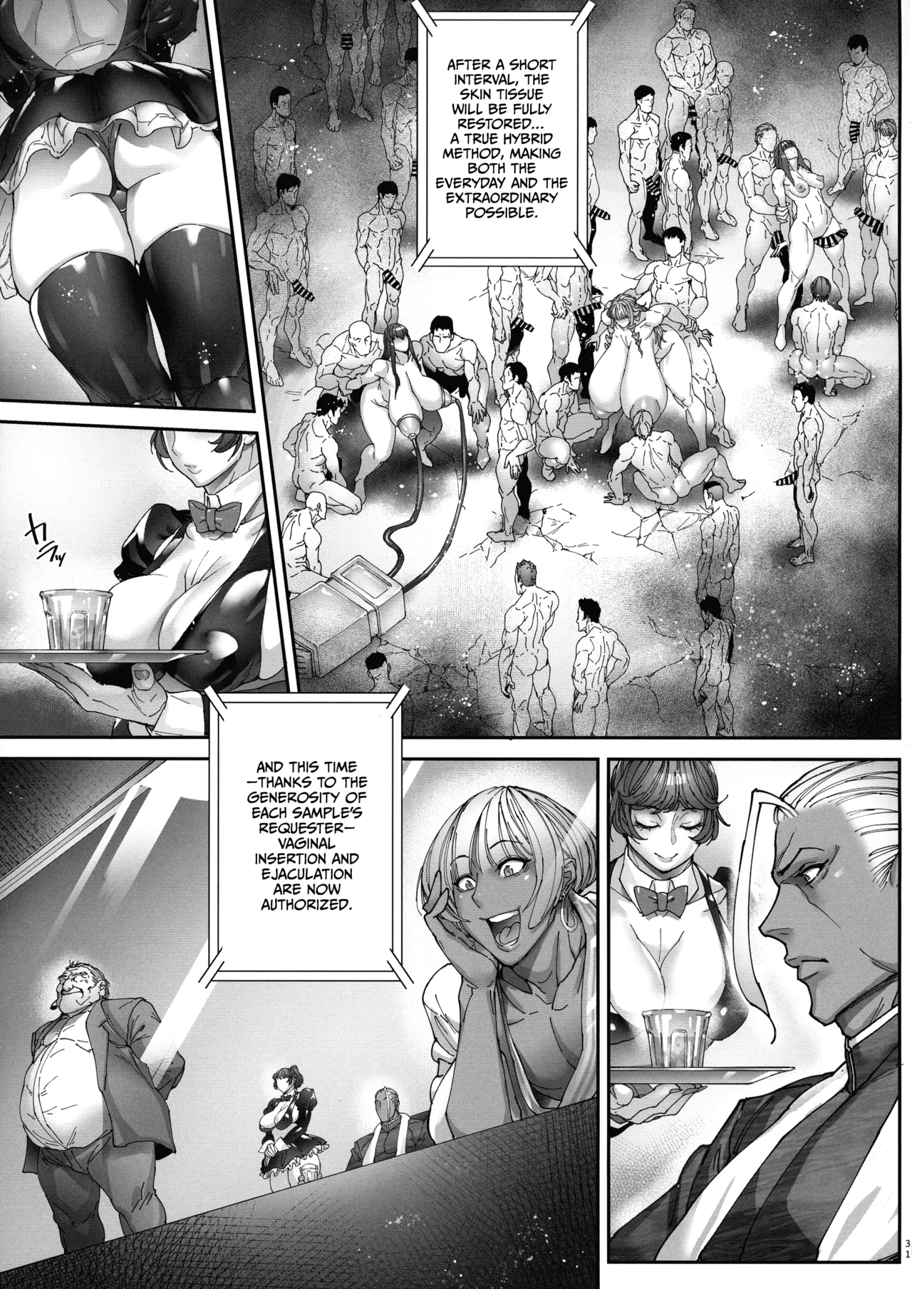 (C104) [Kocho Kocho Koukou (Bonten)] Nyuujoku no Ori ~Hitozuma Sousakan Atsuko~ San [English] [CulturedCommissions] page 30 original parody - big areolae hairy hentai manga - read online free