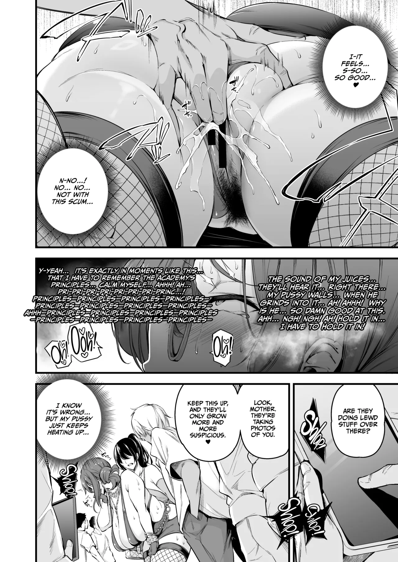 Shiramine Gakuen no Mesubuta Rijichou Kouhen page 21 original parody - squirting milf hentai manga - read online free