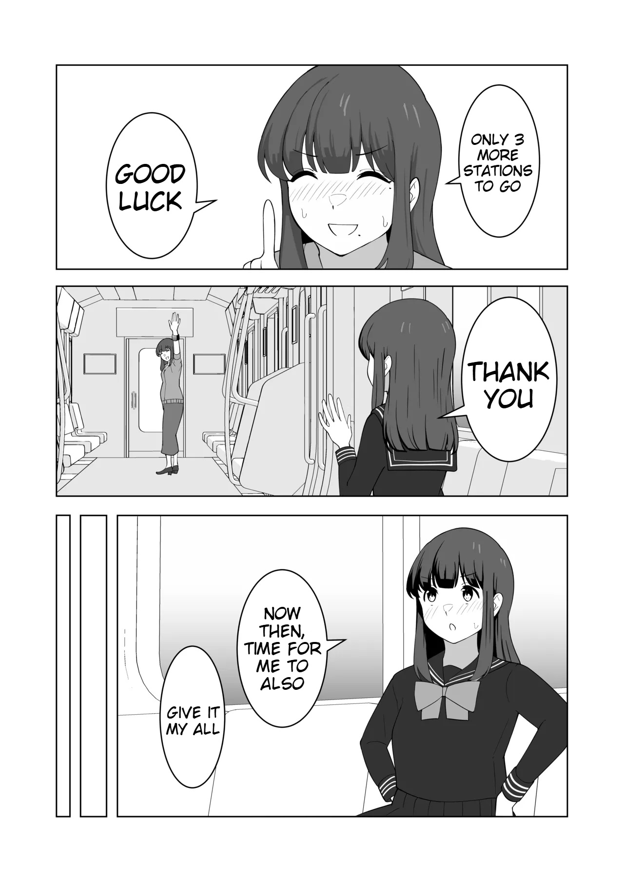 Gaman Ressha ni Nottemita! page 41 original parody - females only no penetration hentai manga - read online free