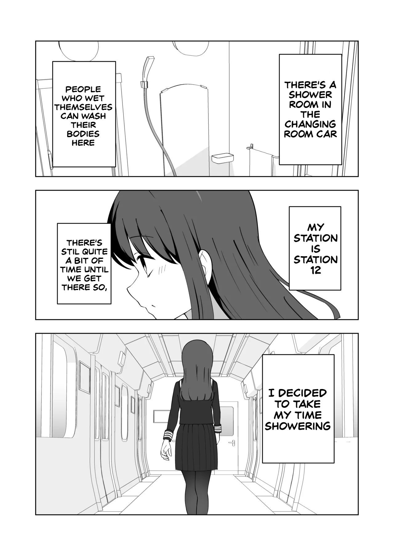 Gaman Ressha ni Nottemita! page 60 original parody - females only schoolgirl uniform hentai manga - read online free