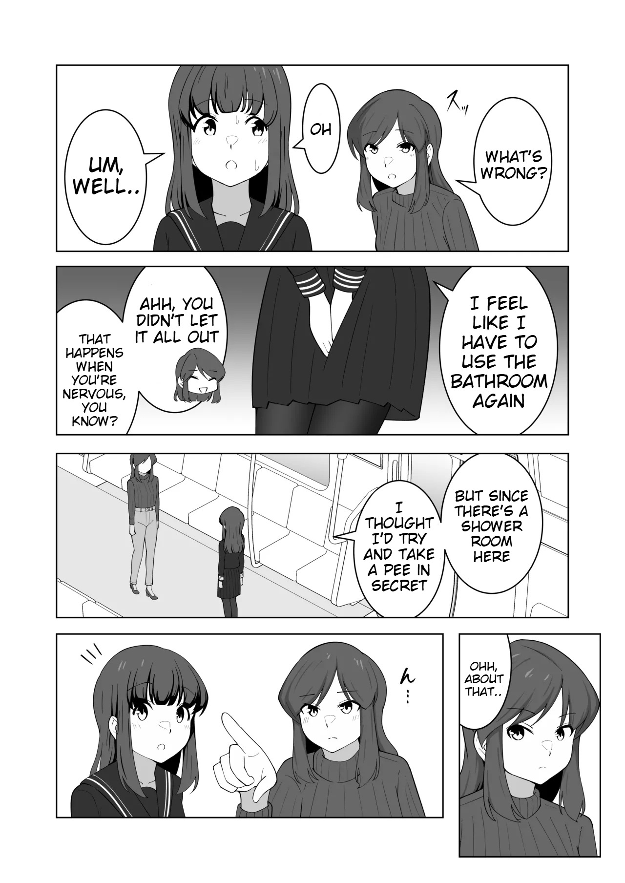 Gaman Ressha ni Nottemita! page 62 original parody - females only schoolgirl uniform hentai manga - read online free