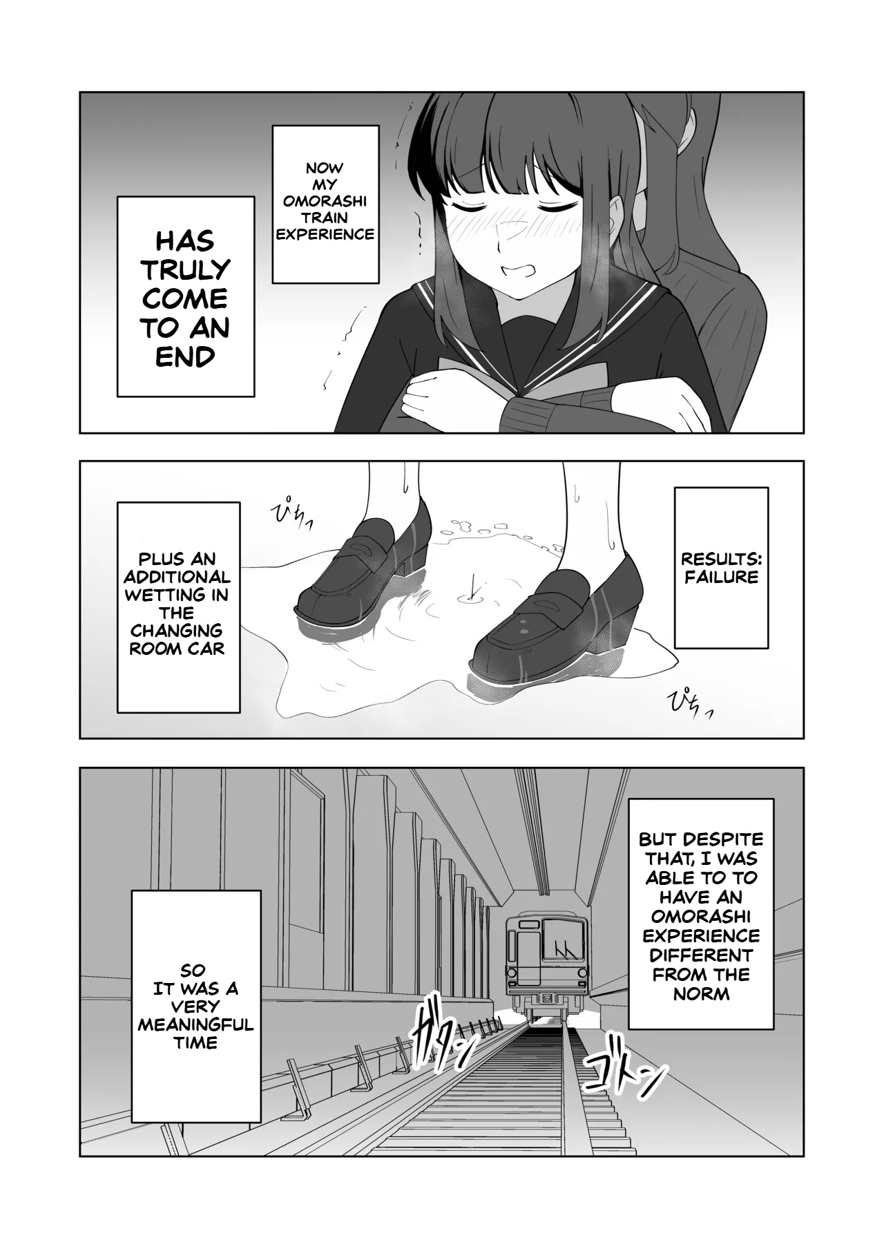 Gaman Ressha ni Nottemita! page 69 original parody - females only schoolgirl uniform hentai manga - read online free