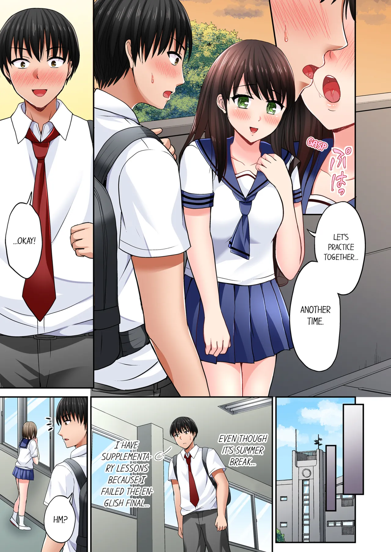 Pashiri no Shita Teku, Yabaitte... ~ Ebi Sori Iki Suru Namaiki Gyaru | Bullied Boy's Tongue Revenge Vol.1-4 page 174 - sole male full color hentai manga - read online free