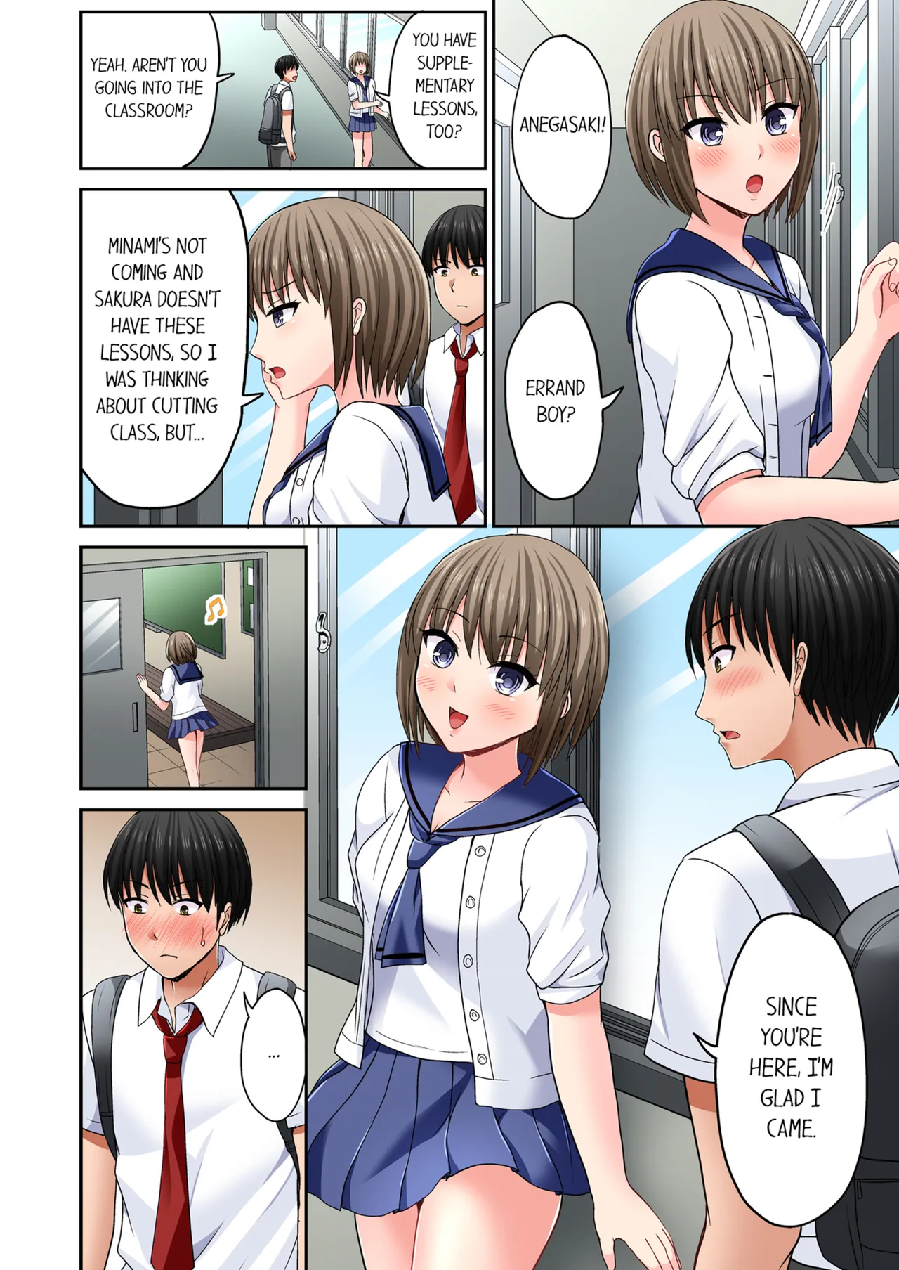 Pashiri no Shita Teku, Yabaitte... ~ Ebi Sori Iki Suru Namaiki Gyaru | Bullied Boy's Tongue Revenge Vol.1-4 page 175 - sole male full color hentai manga - read online free