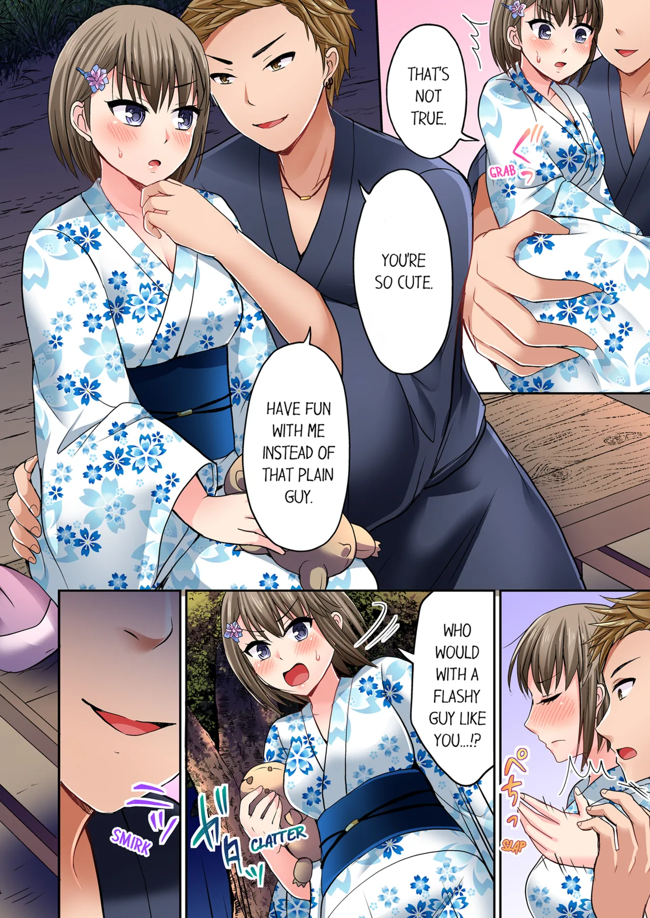 Pashiri no Shita Teku, Yabaitte... ~ Ebi Sori Iki Suru Namaiki Gyaru | Bullied Boy's Tongue Revenge Vol.1-4 page 256 - sole male full color hentai manga - read online free