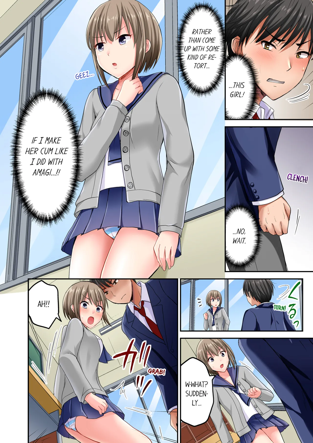 Pashiri no Shita Teku, Yabaitte... ~ Ebi Sori Iki Suru Namaiki Gyaru | Bullied Boy's Tongue Revenge Vol.1-4 page 31 - kissing virginity hentai manga - read online free