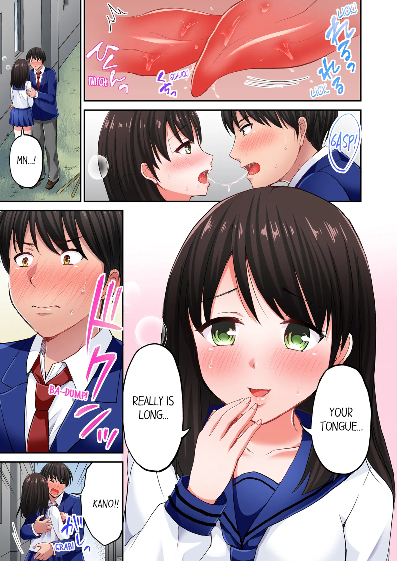 Pashiri no Shita Teku, Yabaitte... ~ Ebi Sori Iki Suru Namaiki Gyaru | Bullied Boy's Tongue Revenge Vol.1-4 page 52 - kissing virginity hentai manga - read online free